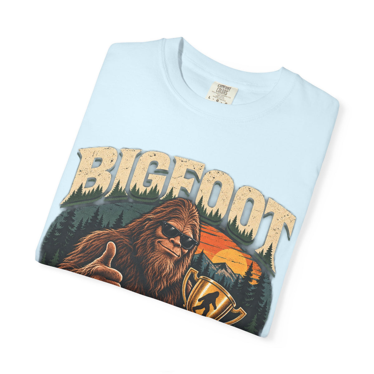 Bigfoot: Undefeated Hide-and-Seek Champion – Funny Sasquatch T-Shirt