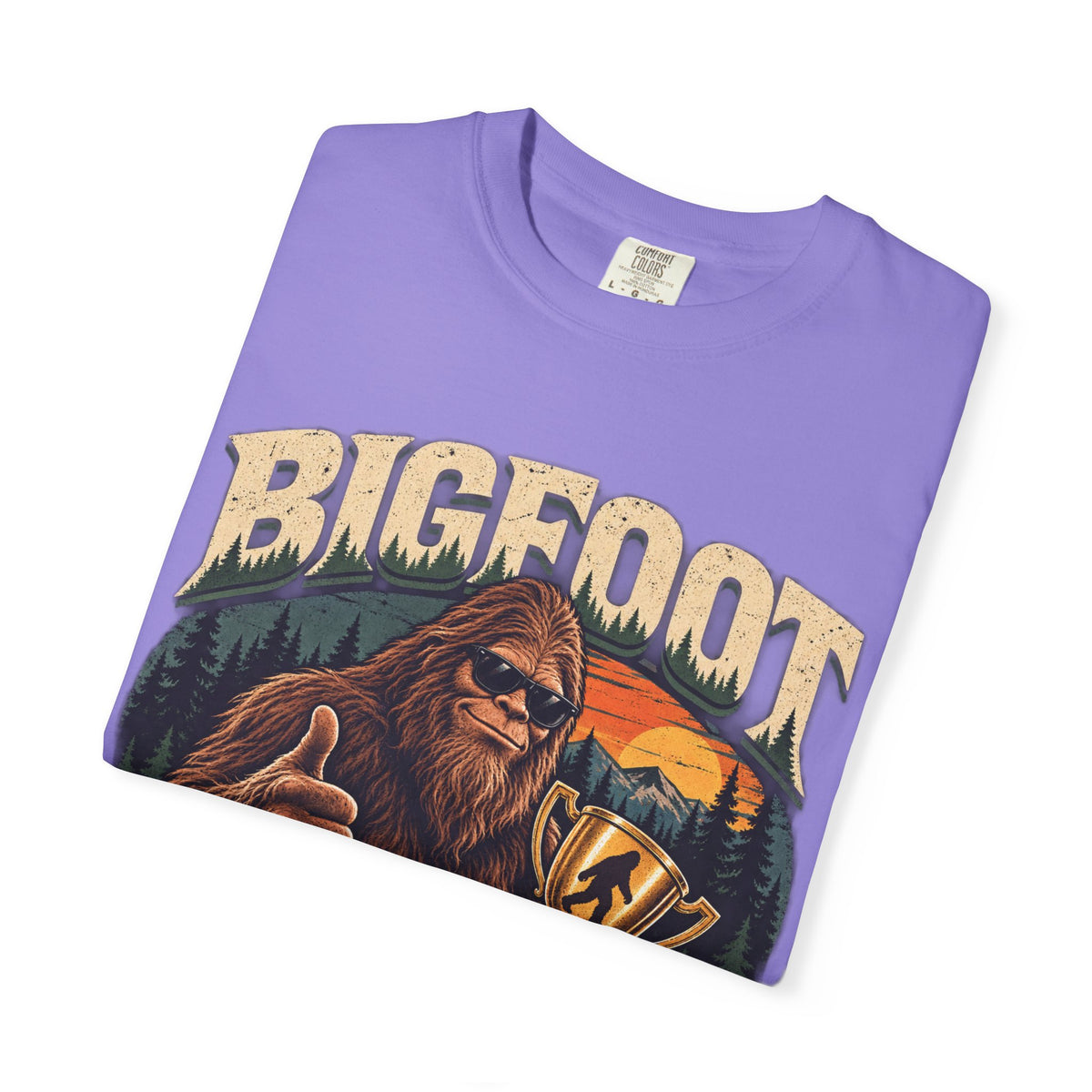 Bigfoot: Undefeated Hide-and-Seek Champion – Funny Sasquatch T-Shirt