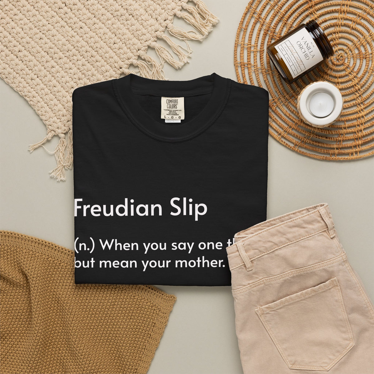 "Freudian Slip" Definition Shirt: Funny Psychology Quote Tee