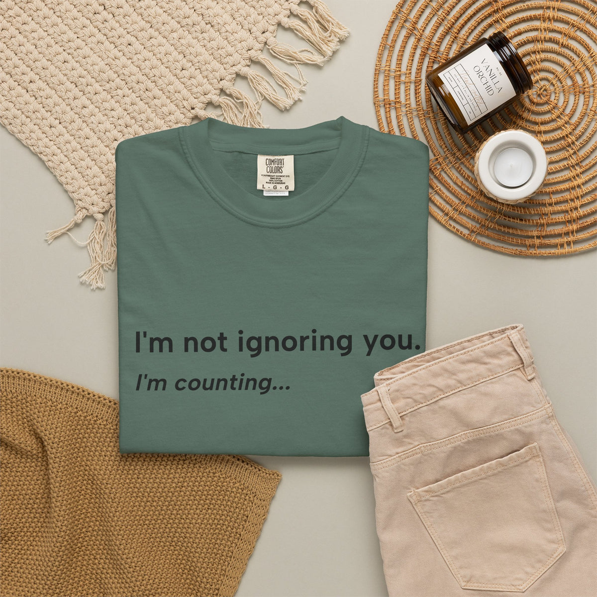 I'm Not Ignoring You, I'm Counting – Funny Musician T-Shirt