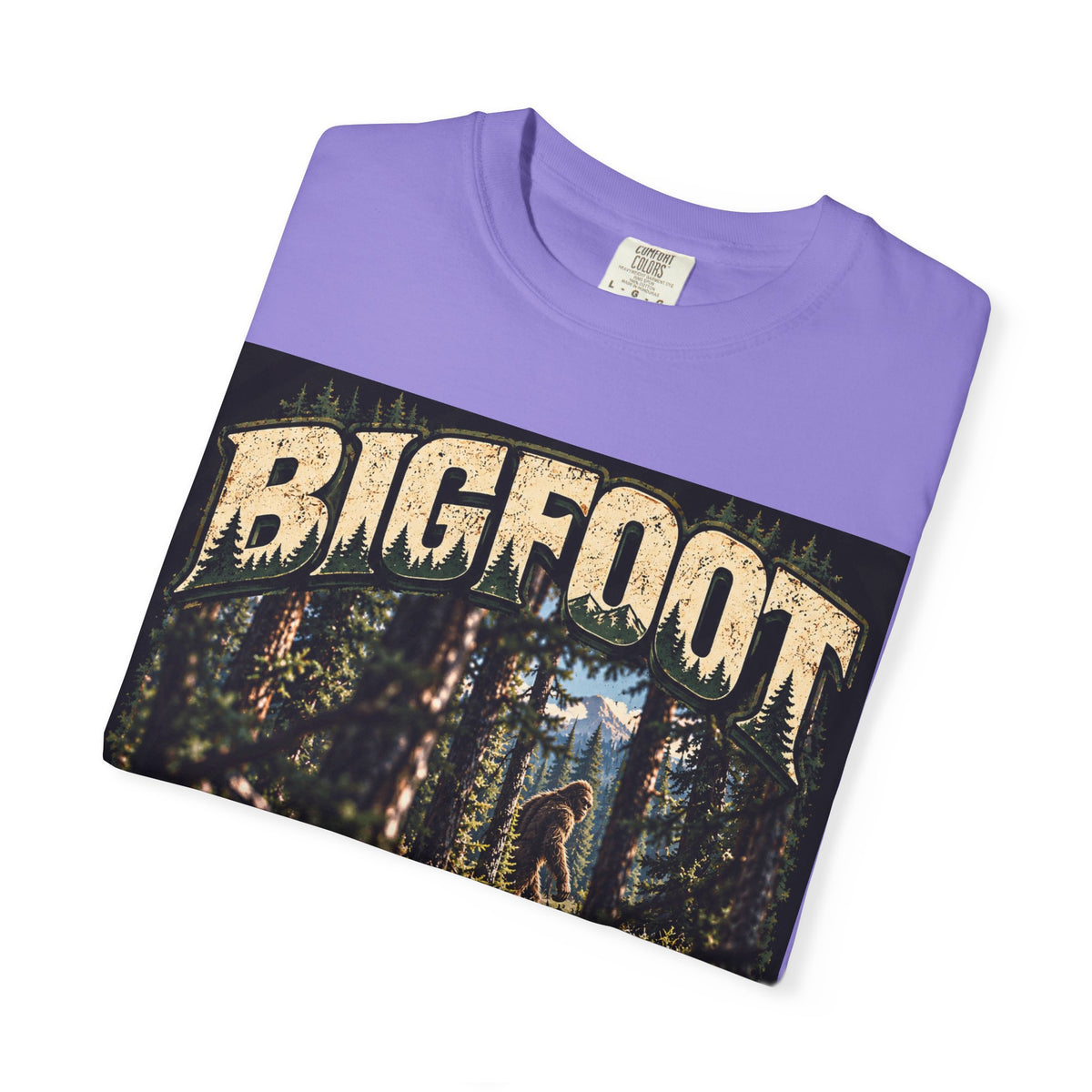 Bigfoot Woodland Graphic T-Shirt — "Terrible View. Would Not Recommend."