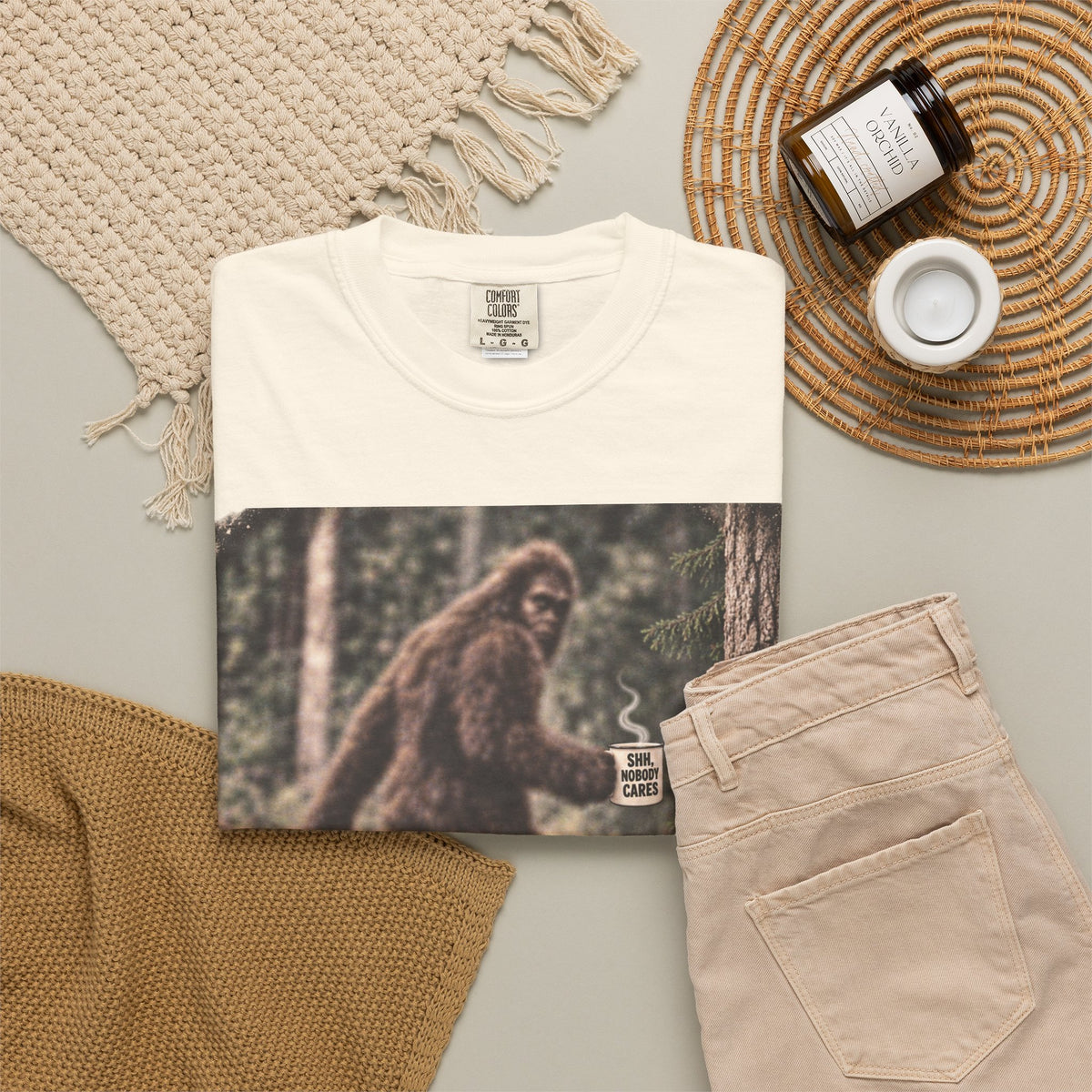 I'm Not Blurry – Funny Bigfoot Coffee T-Shirt