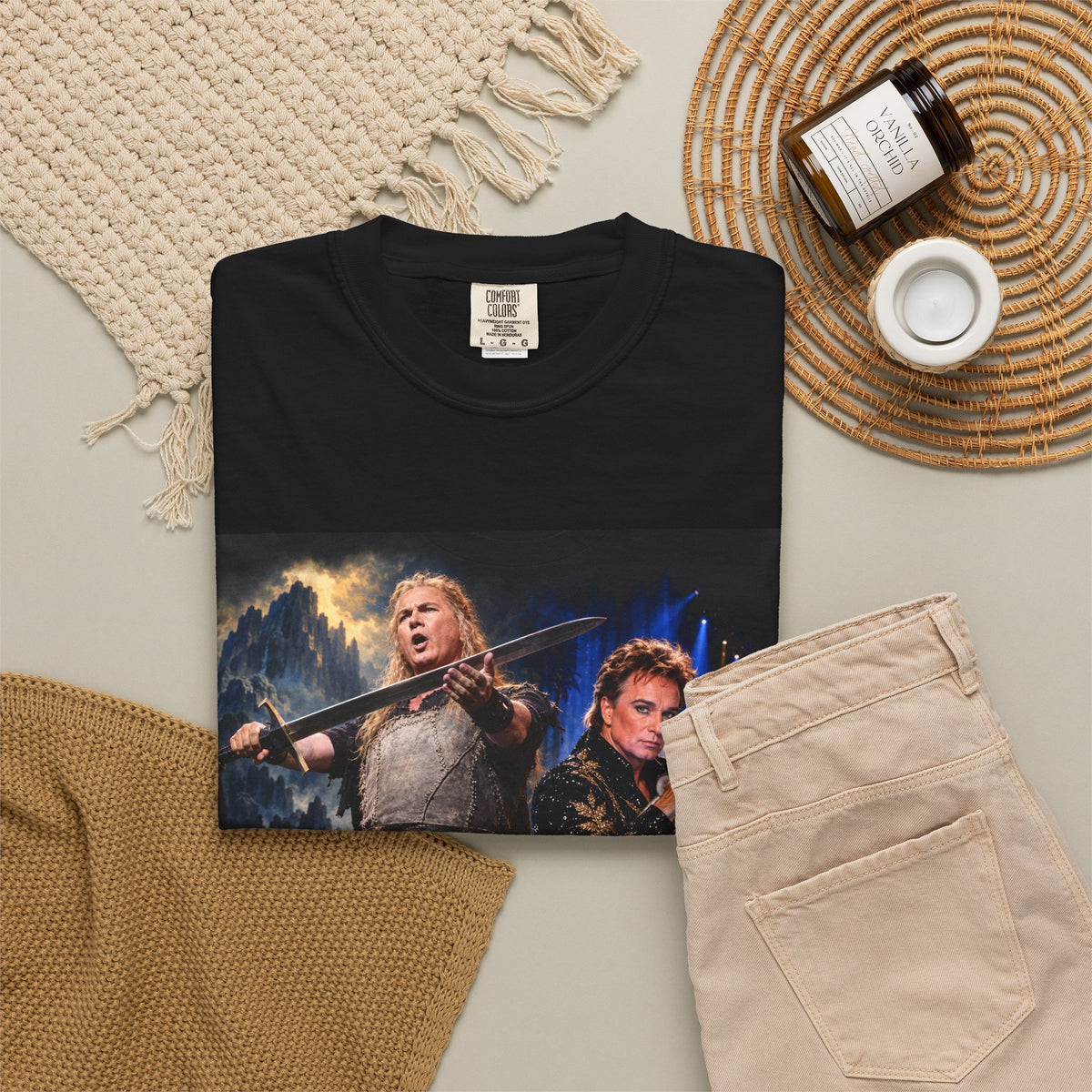 Siegfried & Roy – Funny Celebrity Mashup T-Shirt