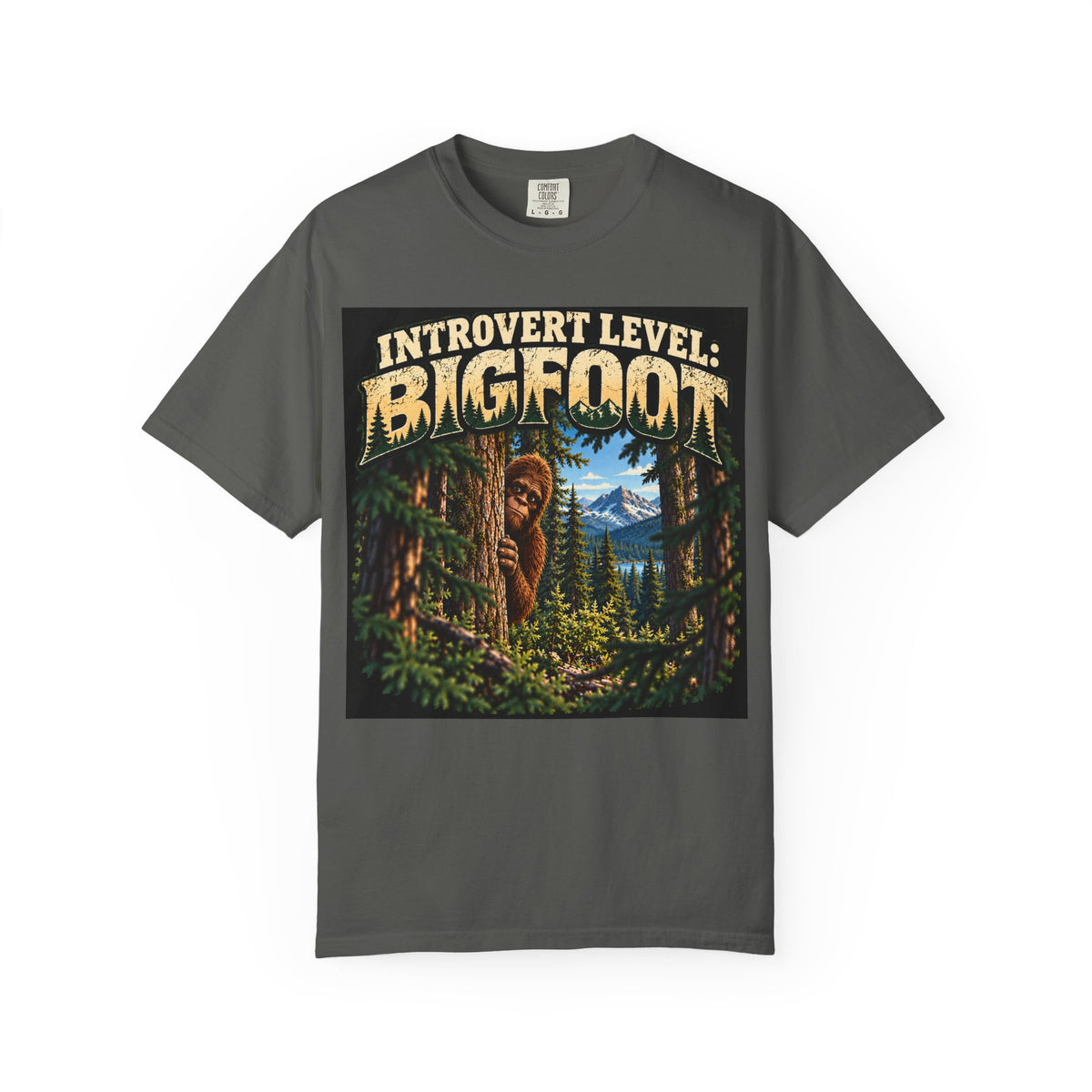 Introvert Level: Bigfoot – Funny Introvert Sasquatch T-Shirt