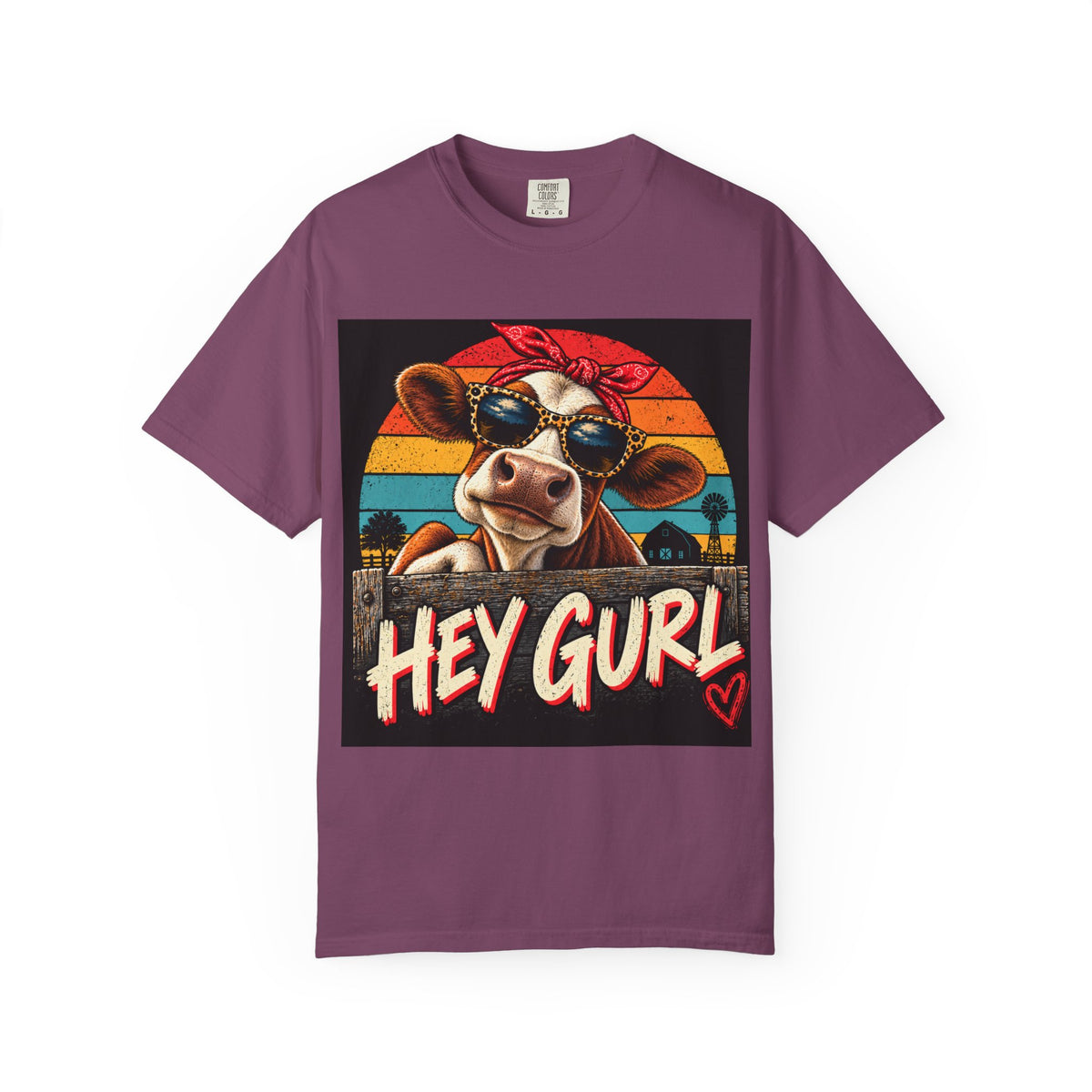 Hey Gurl – Funny Cow T-Shirt