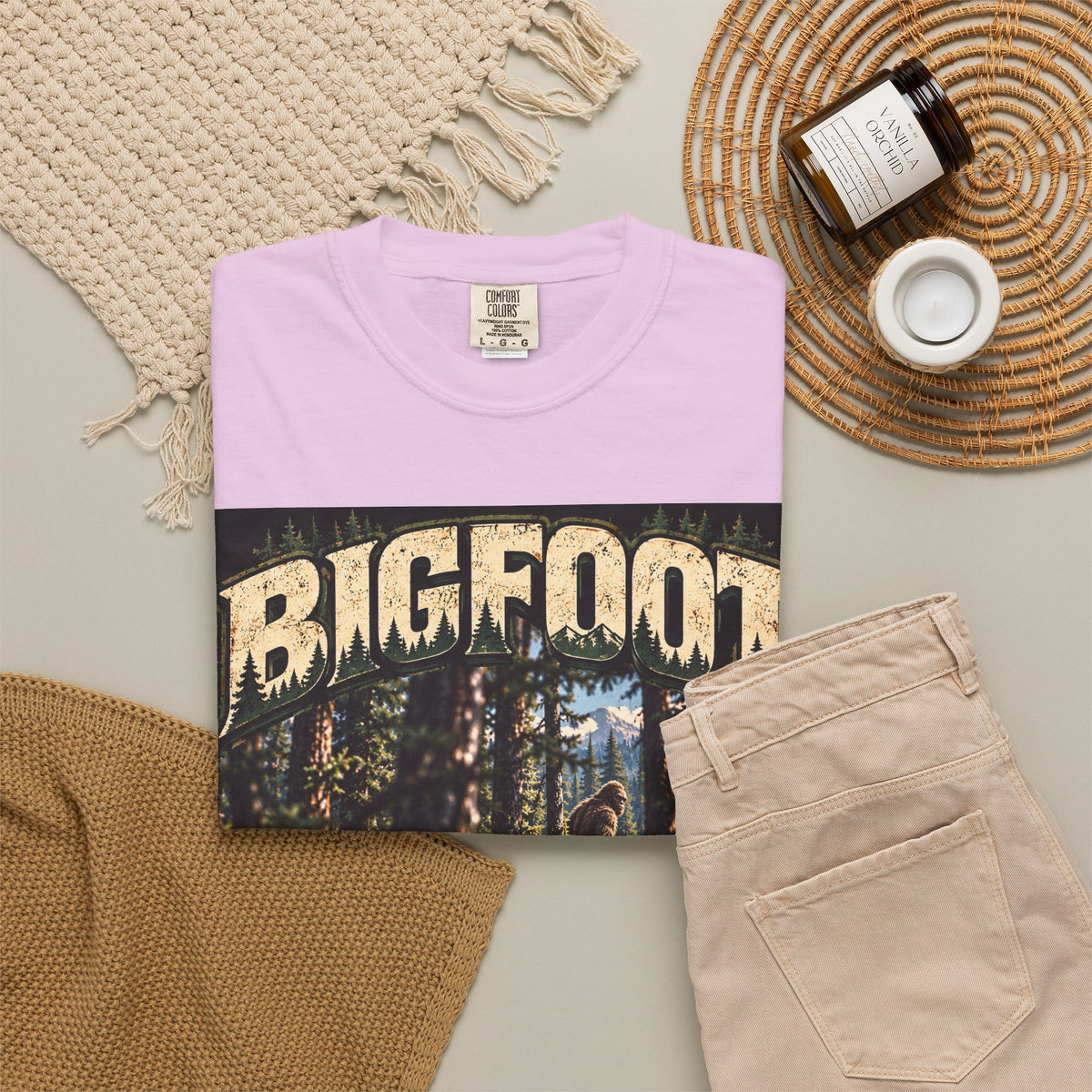 Bigfoot Woodland Graphic T-Shirt — "Terrible View. Would Not Recommend."