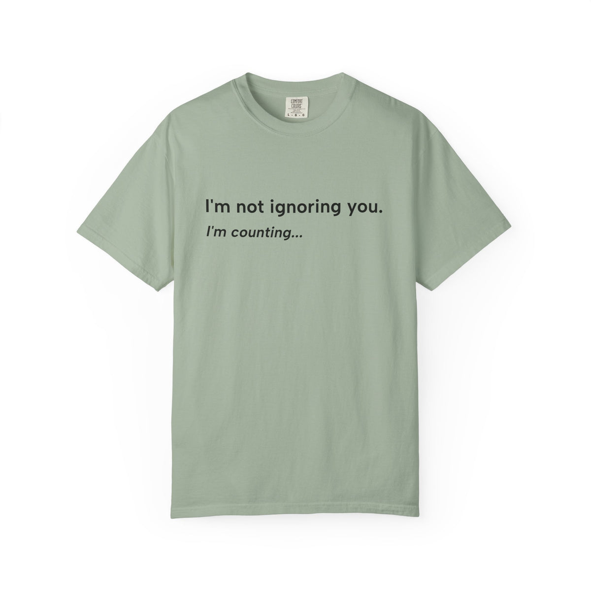 I'm Not Ignoring You, I'm Counting – Funny Musician T-Shirt