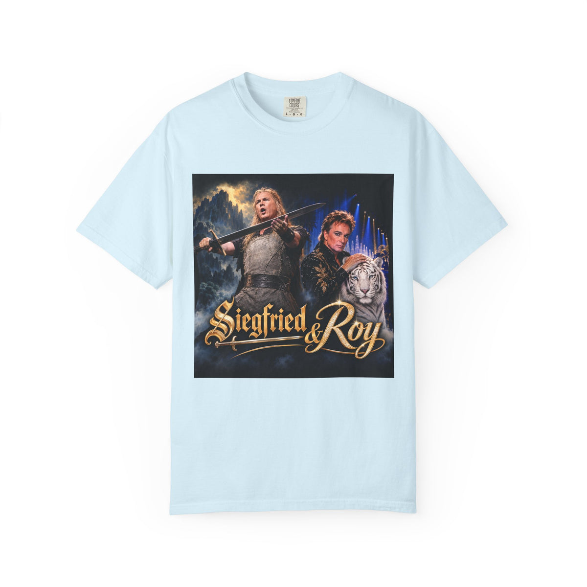 Siegfried & Roy – Funny Celebrity Mashup T-Shirt