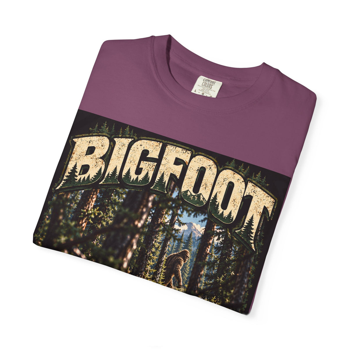 Bigfoot Woodland Graphic T-Shirt — "Terrible View. Would Not Recommend."