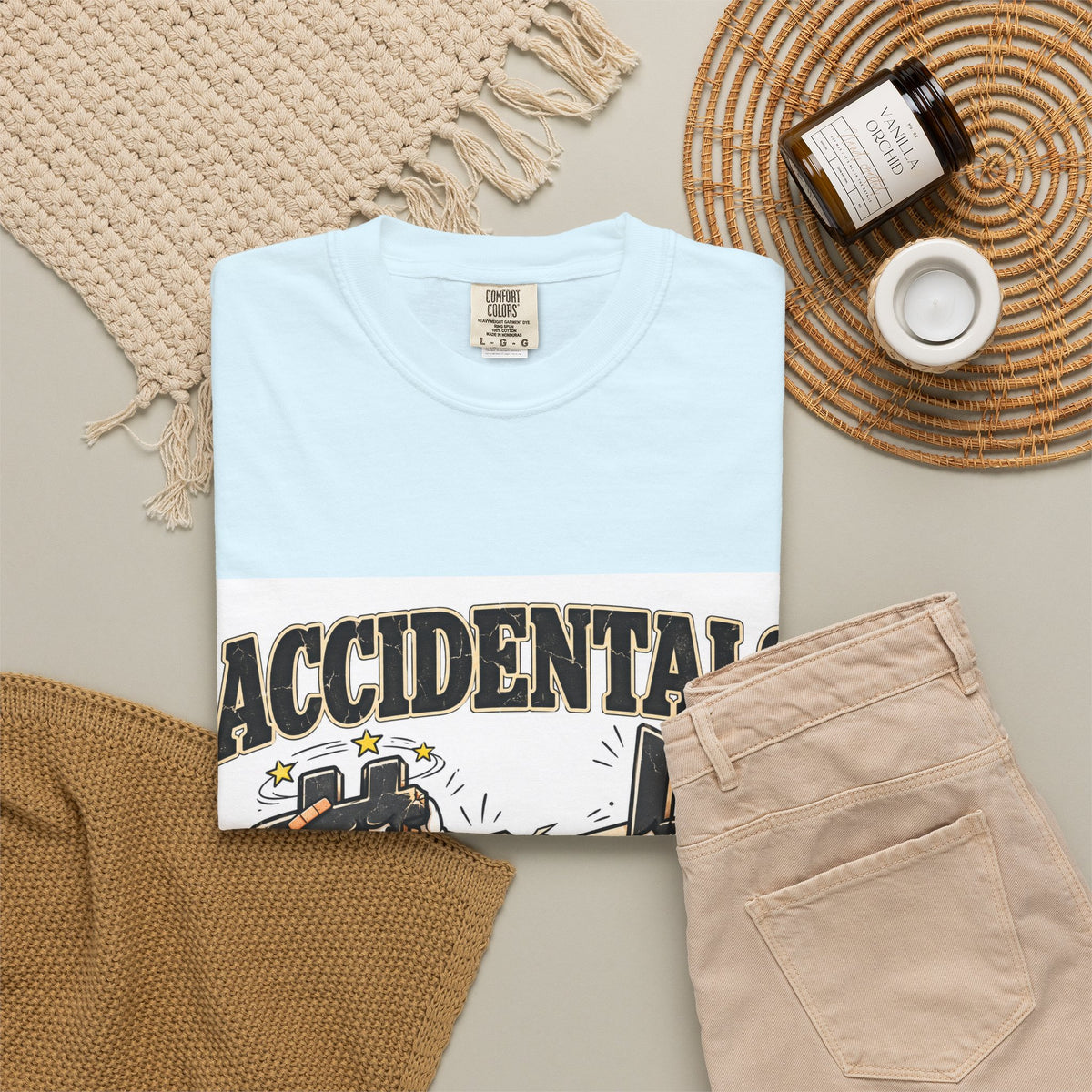 Accidentals Happen T-Shirt — Music Note Cartoon Graphic Tee