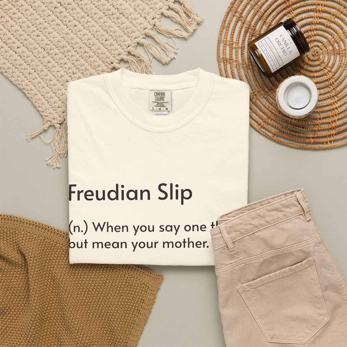 "Freudian Slip" Definition Shirt: Funny Psychology Quote Tee