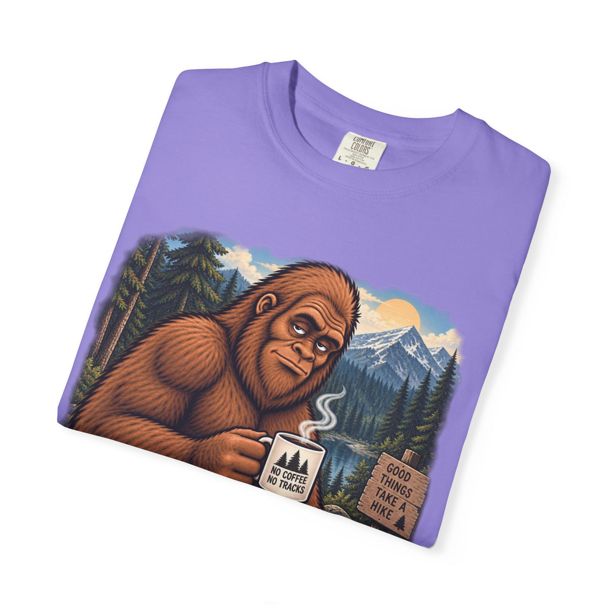 Without Coffee I'm a Little Hard to Find – Funny Bigfoot T-Shirt