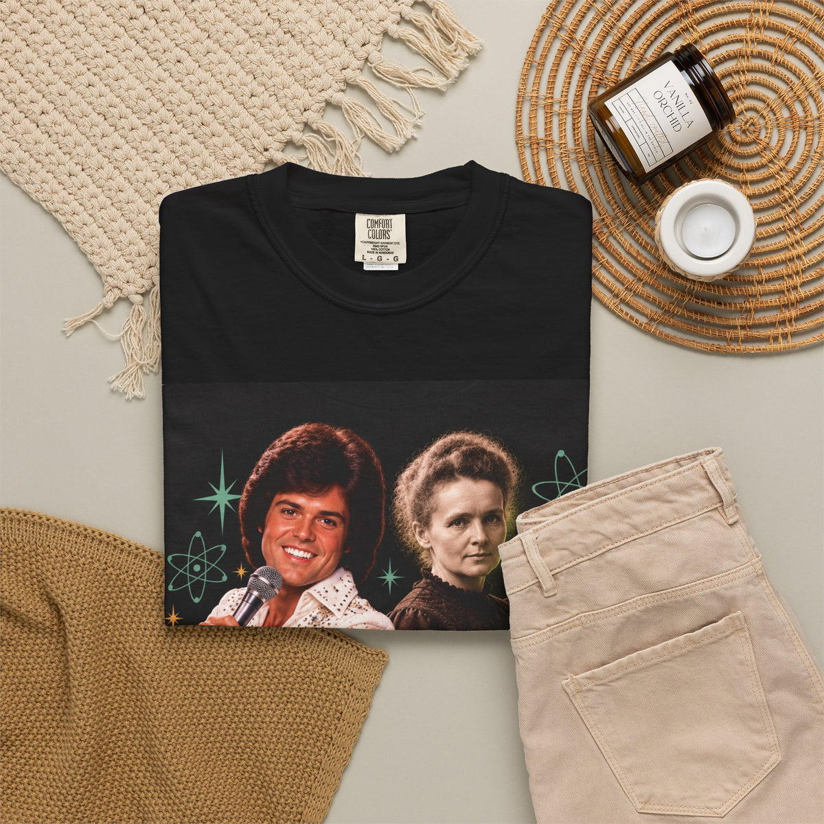 Donny & Marie – Funny Celebrity Mashup T-Shirt