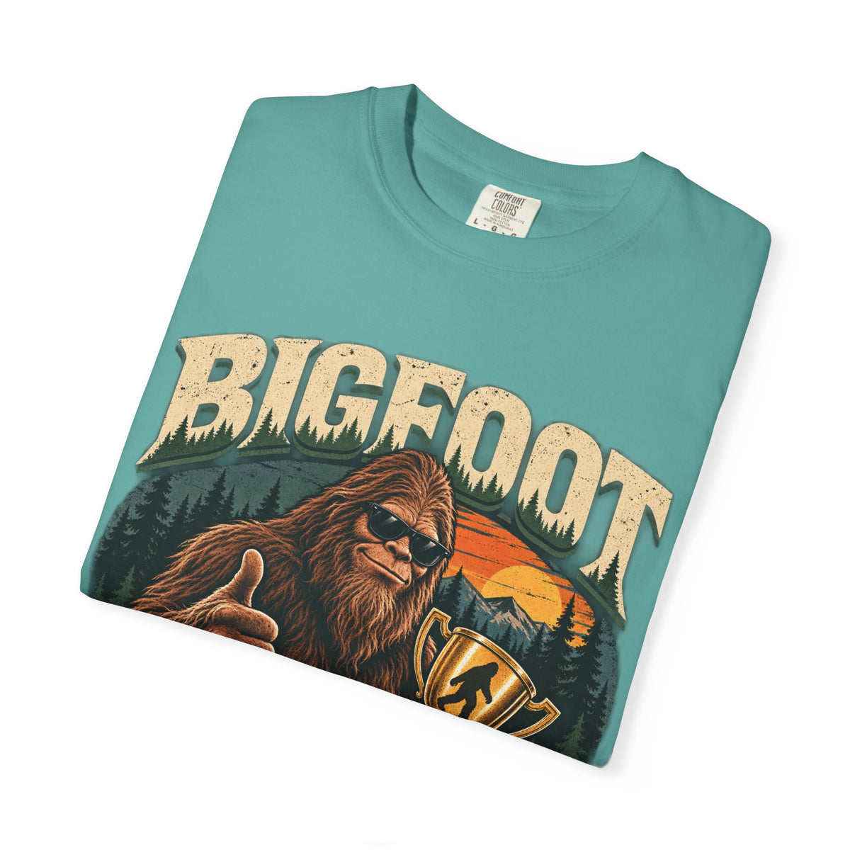 Bigfoot: Undefeated Hide-and-Seek Champion – Funny Sasquatch T-Shirt