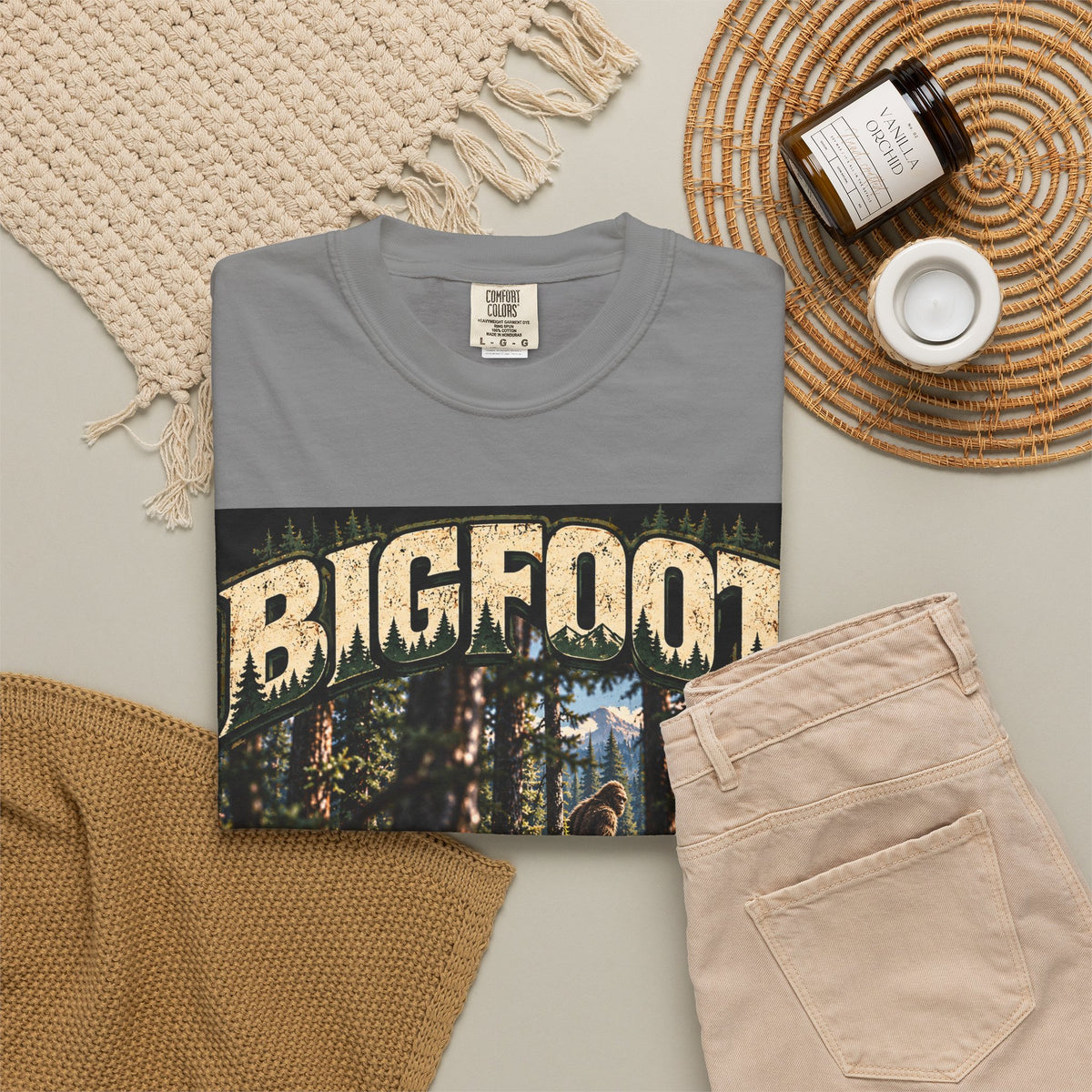 Bigfoot Woodland Graphic T-Shirt — "Terrible View. Would Not Recommend."