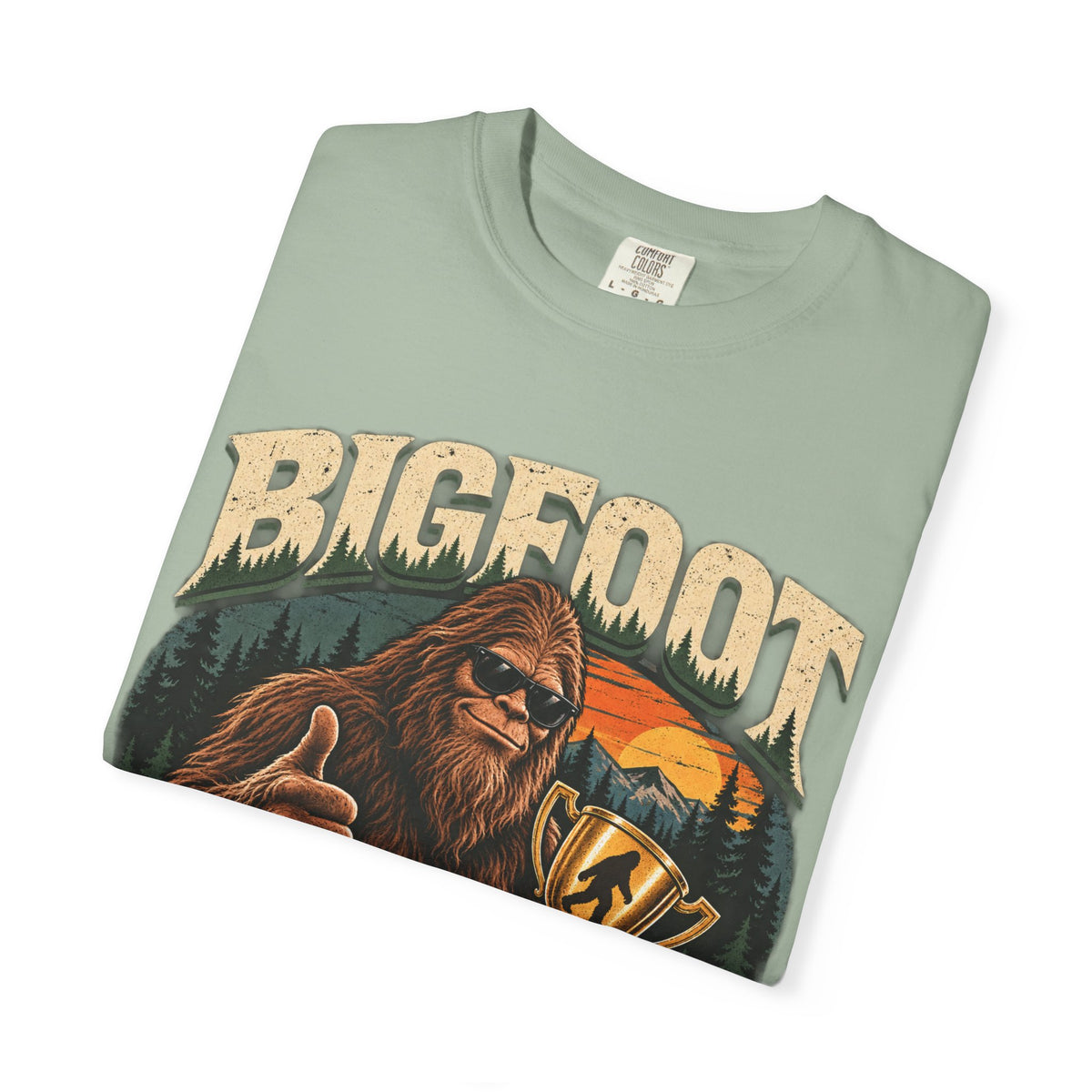 Bigfoot: Undefeated Hide-and-Seek Champion – Funny Sasquatch T-Shirt