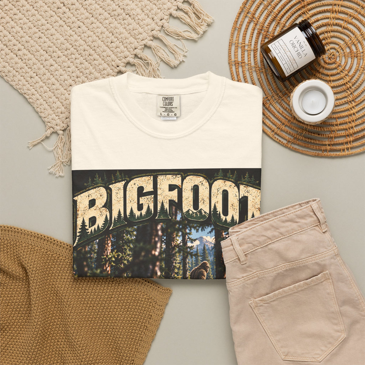 Bigfoot Woodland Graphic T-Shirt — "Terrible View. Would Not Recommend."