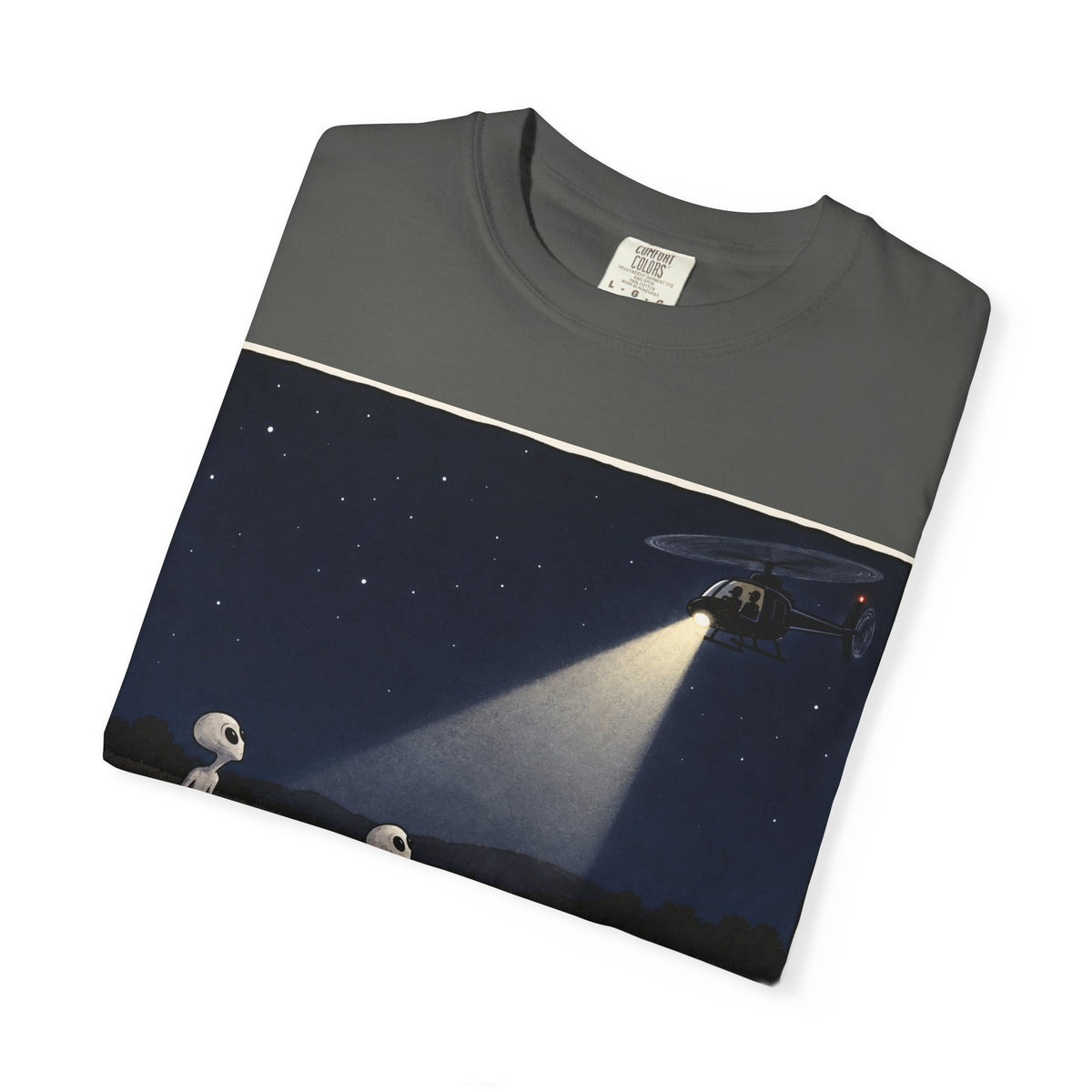 Caught Making Crop Circles – Funny Alien UFO Conspiracy T-Shirt