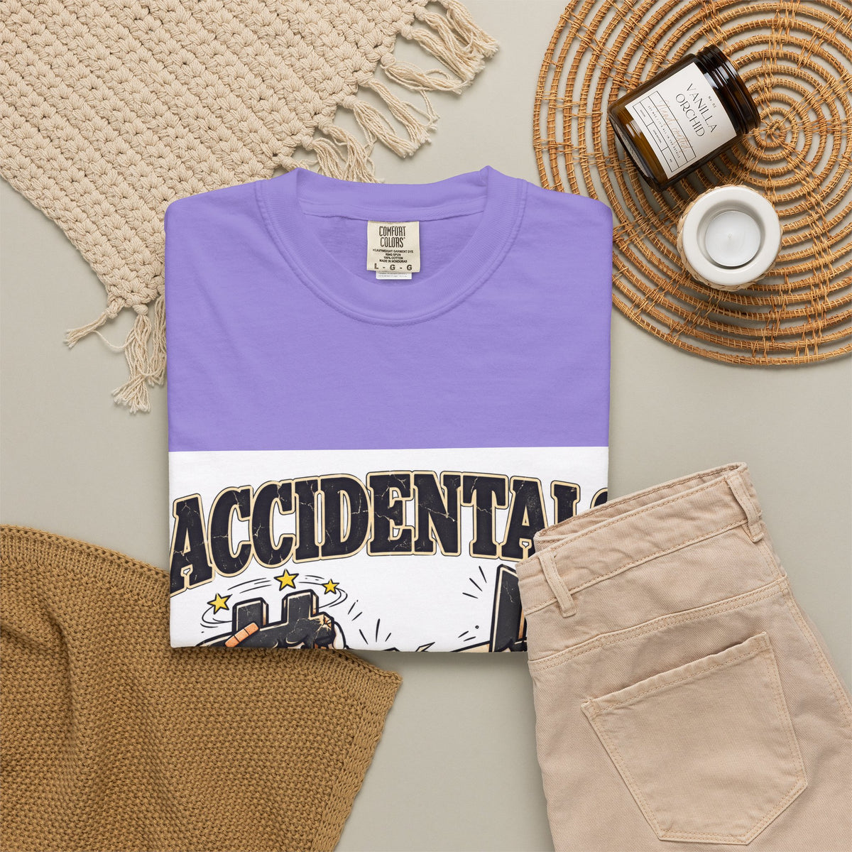 Accidentals Happen T-Shirt — Music Note Cartoon Graphic Tee