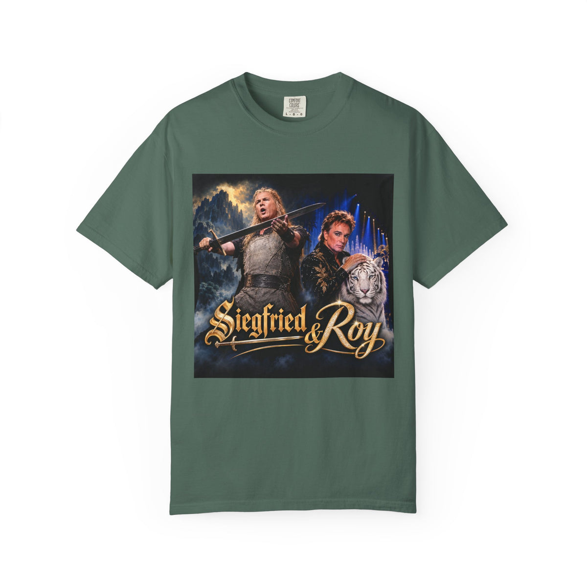 Siegfried & Roy – Funny Celebrity Mashup T-Shirt