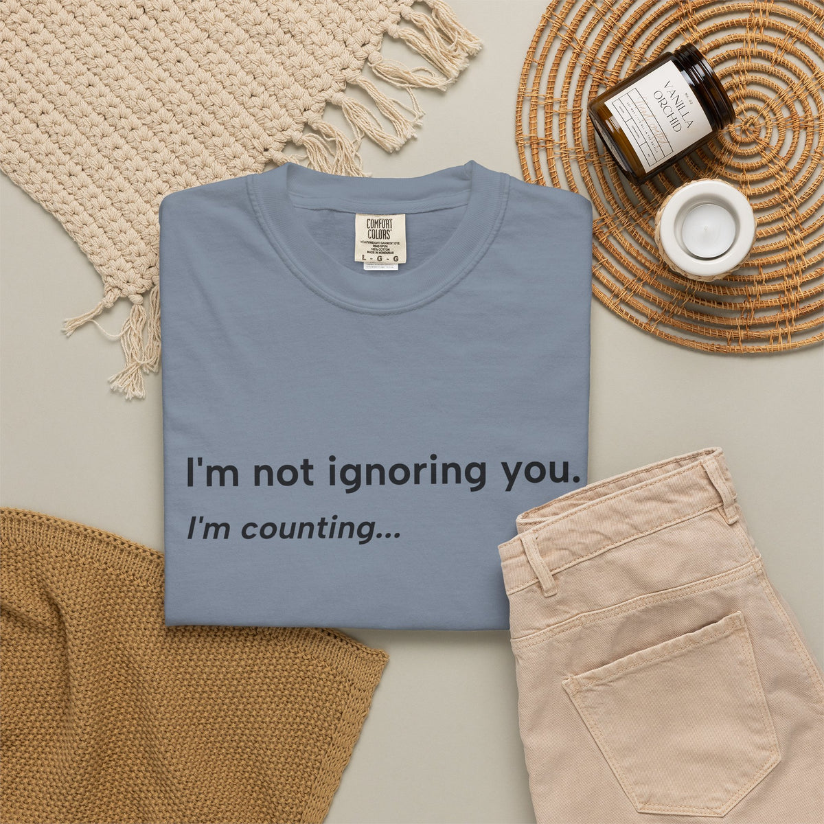 I'm Not Ignoring You, I'm Counting – Funny Musician T-Shirt