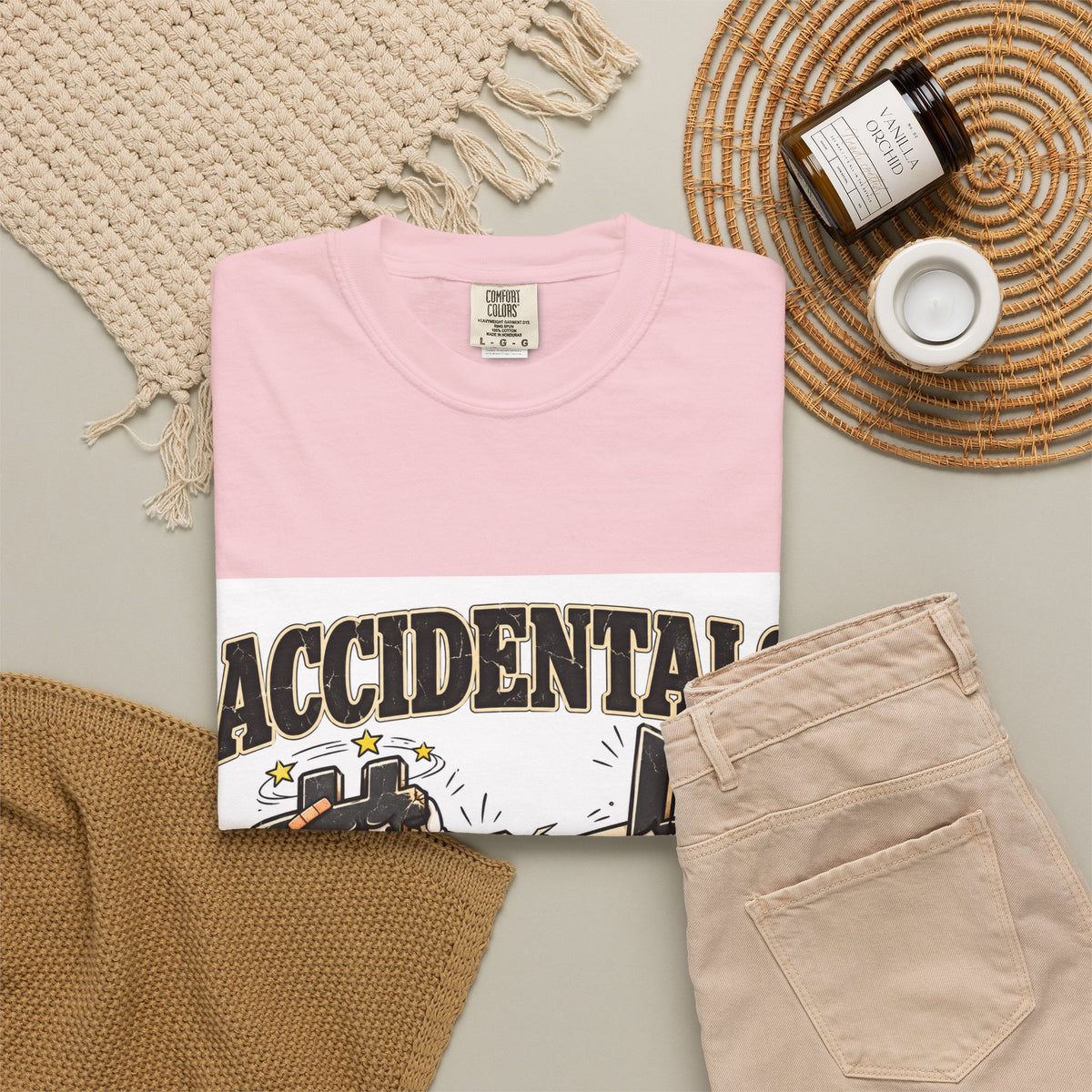 Accidentals Happen T-Shirt — Music Note Cartoon Graphic Tee