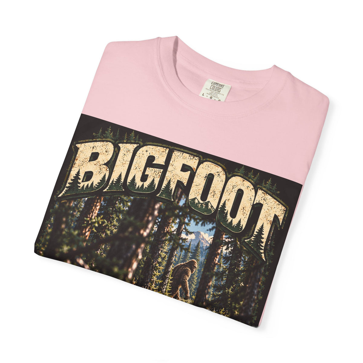 Bigfoot Woodland Graphic T-Shirt — "Terrible View. Would Not Recommend."