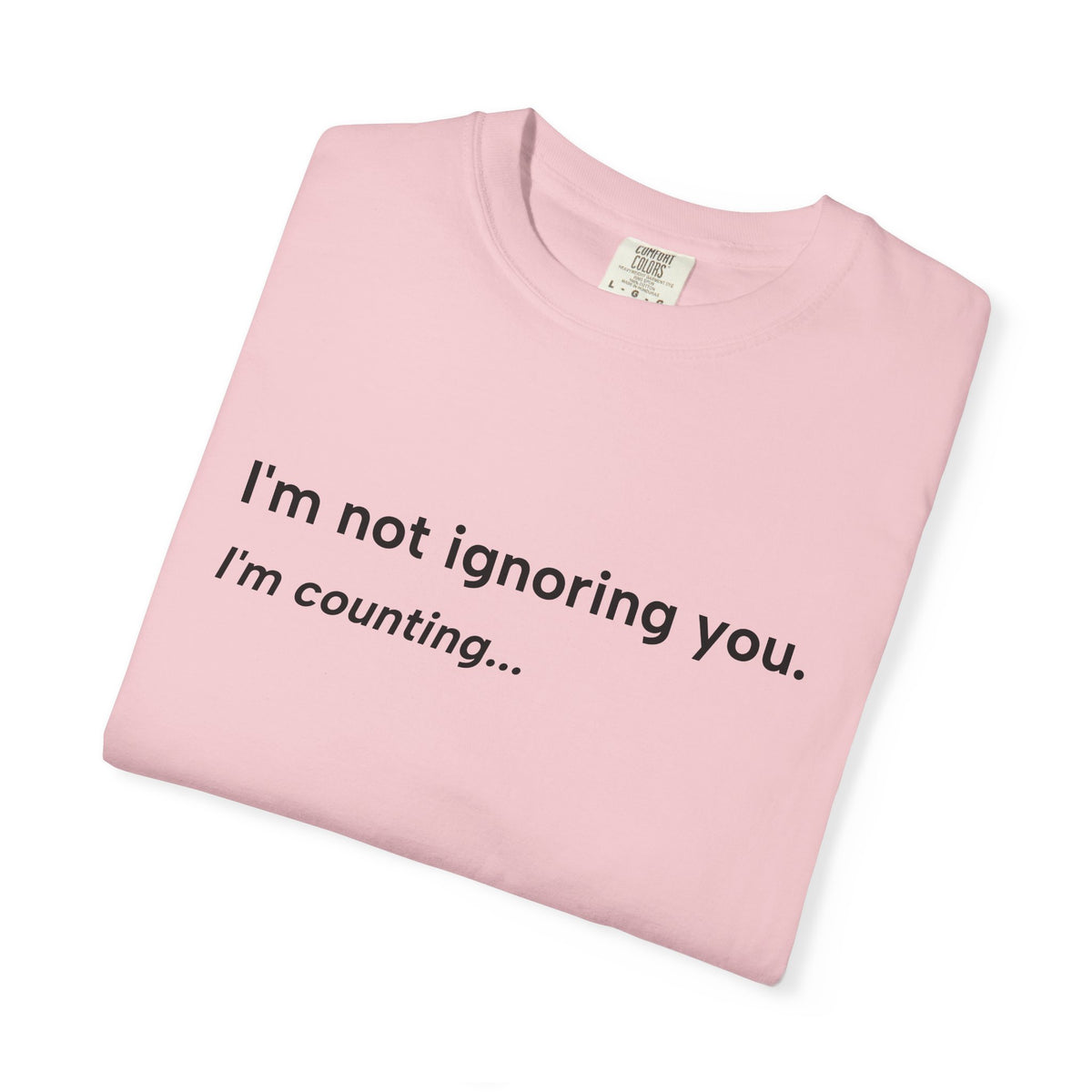 I'm Not Ignoring You, I'm Counting – Funny Musician T-Shirt