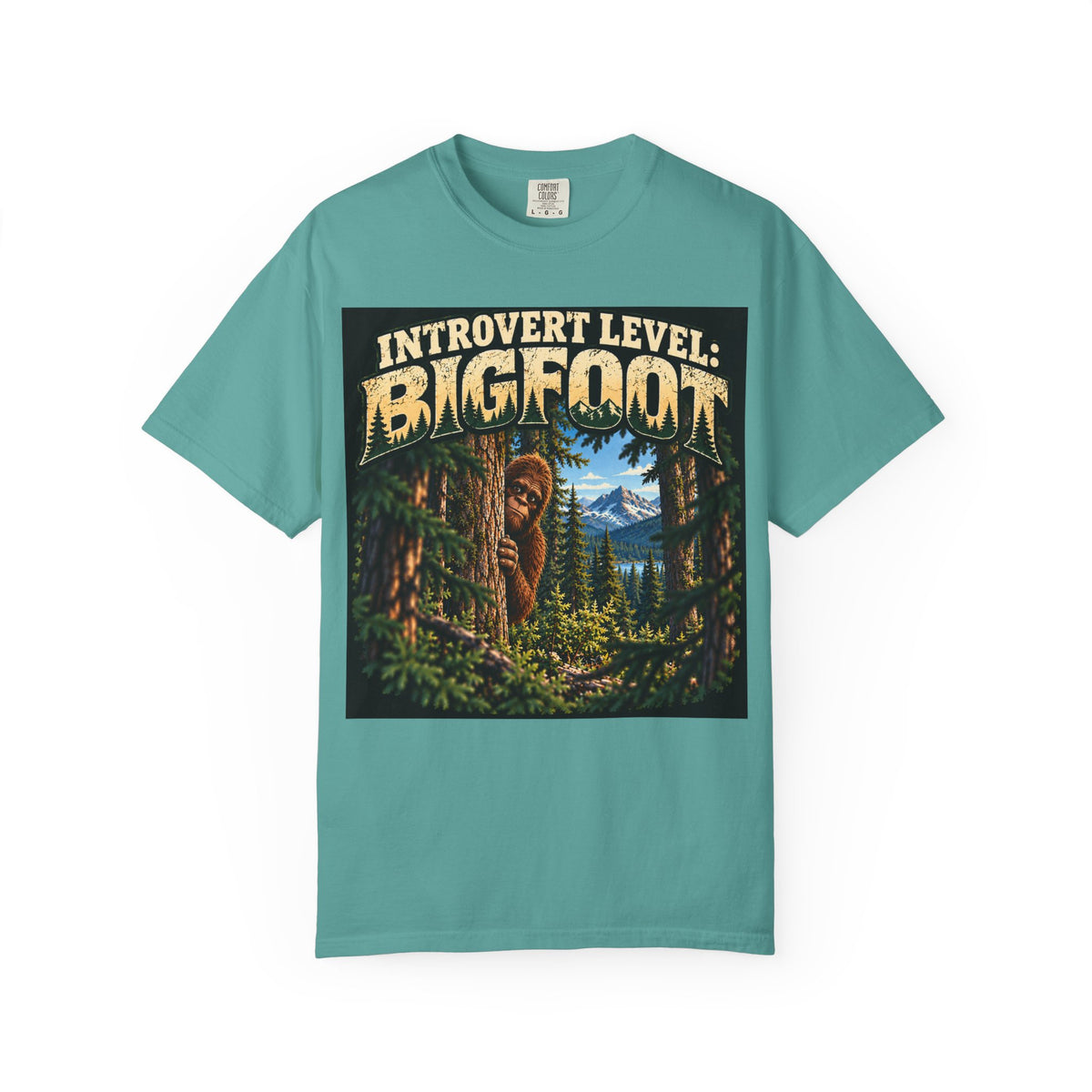Introvert Level: Bigfoot – Funny Introvert Sasquatch T-Shirt