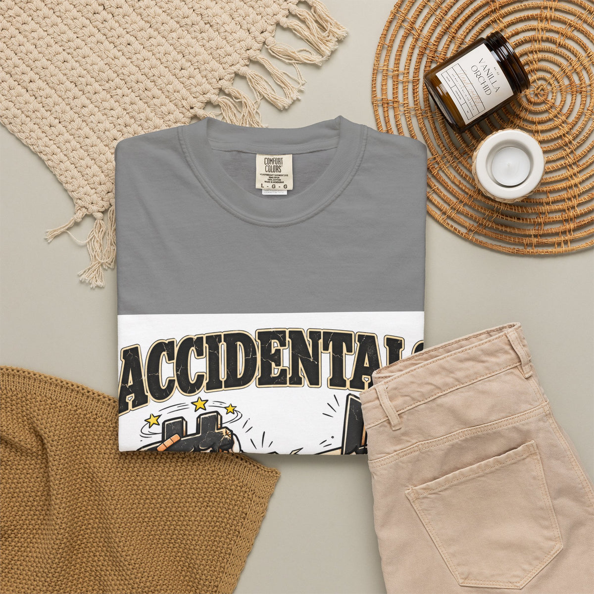 Accidentals Happen T-Shirt — Music Note Cartoon Graphic Tee
