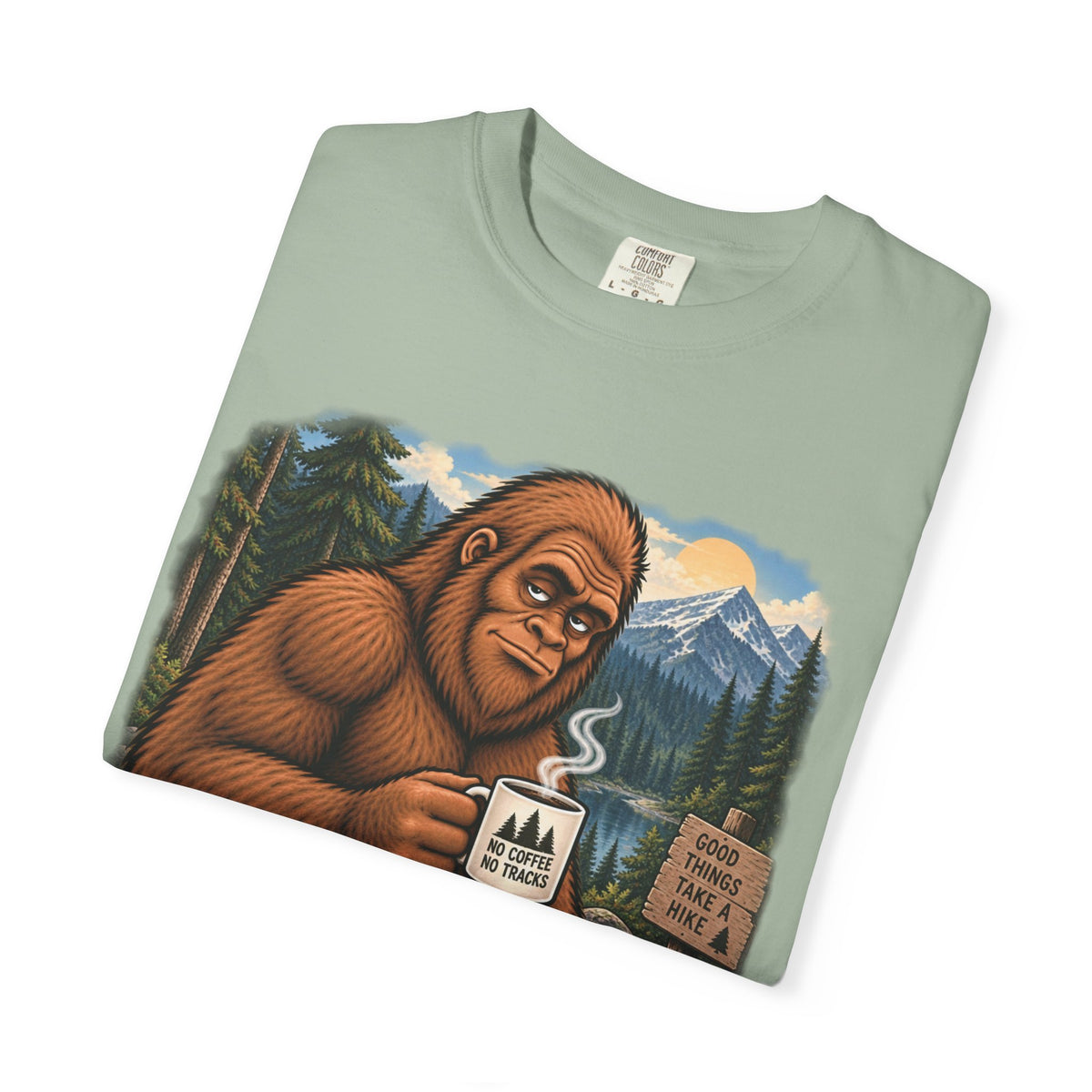 Without Coffee I'm a Little Hard to Find – Funny Bigfoot T-Shirt