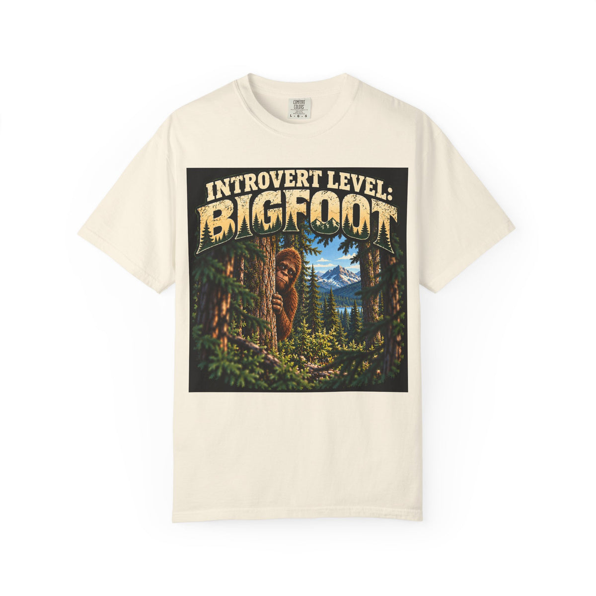 Introvert Level: Bigfoot – Funny Introvert Sasquatch T-Shirt