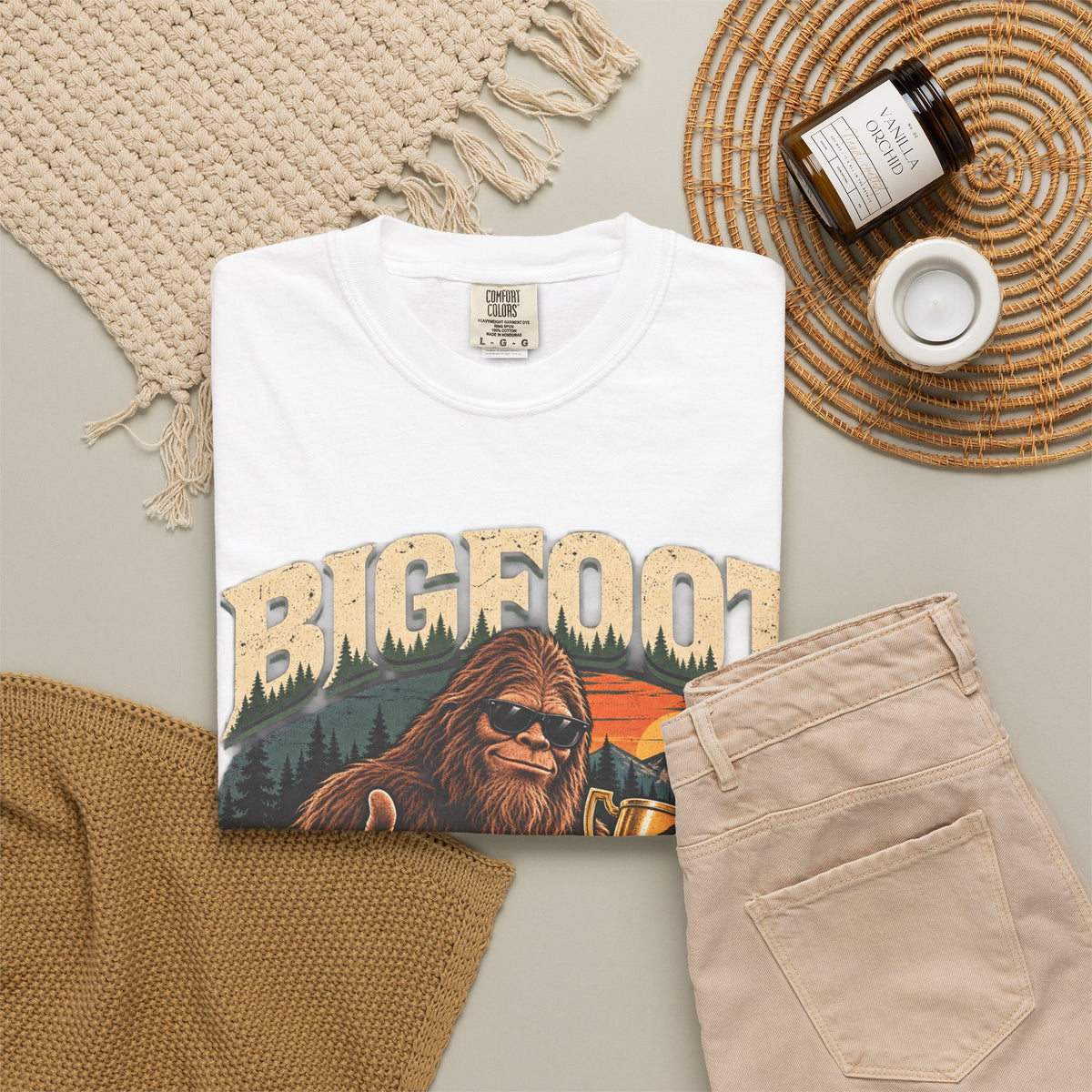 Bigfoot: Undefeated Hide-and-Seek Champion – Funny Sasquatch T-Shirt