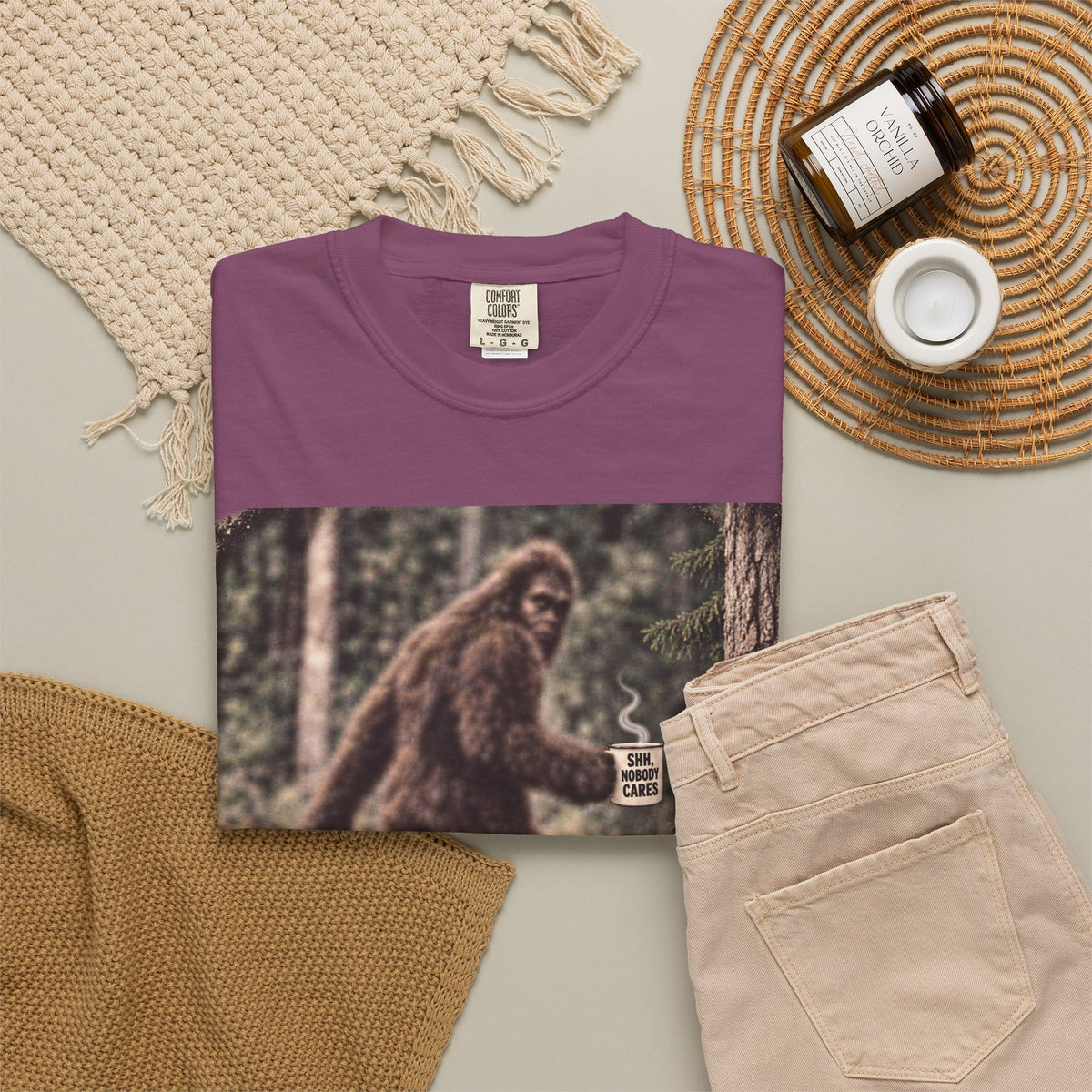 I'm Not Blurry – Funny Bigfoot Coffee T-Shirt