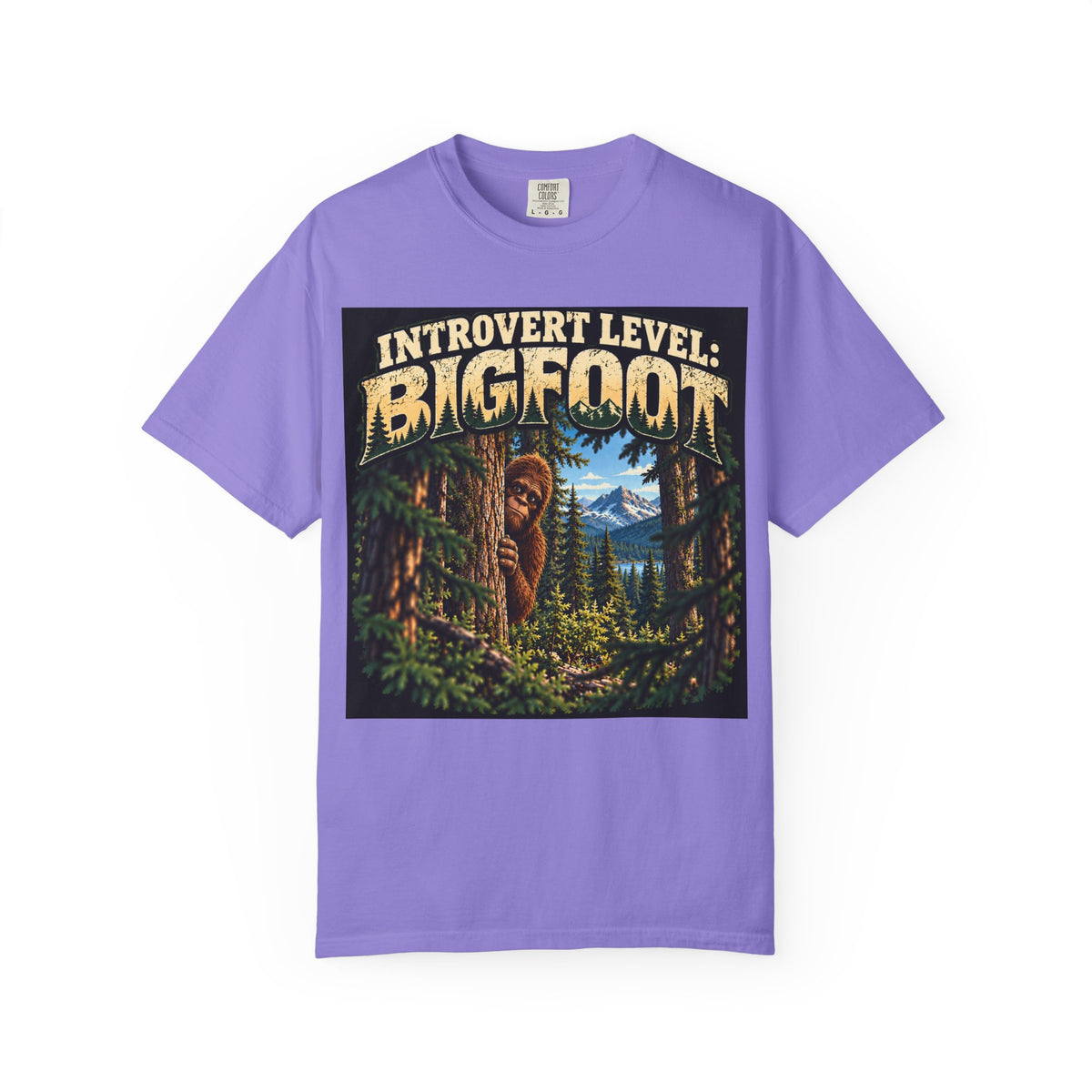 Introvert Level: Bigfoot – Funny Introvert Sasquatch T-Shirt