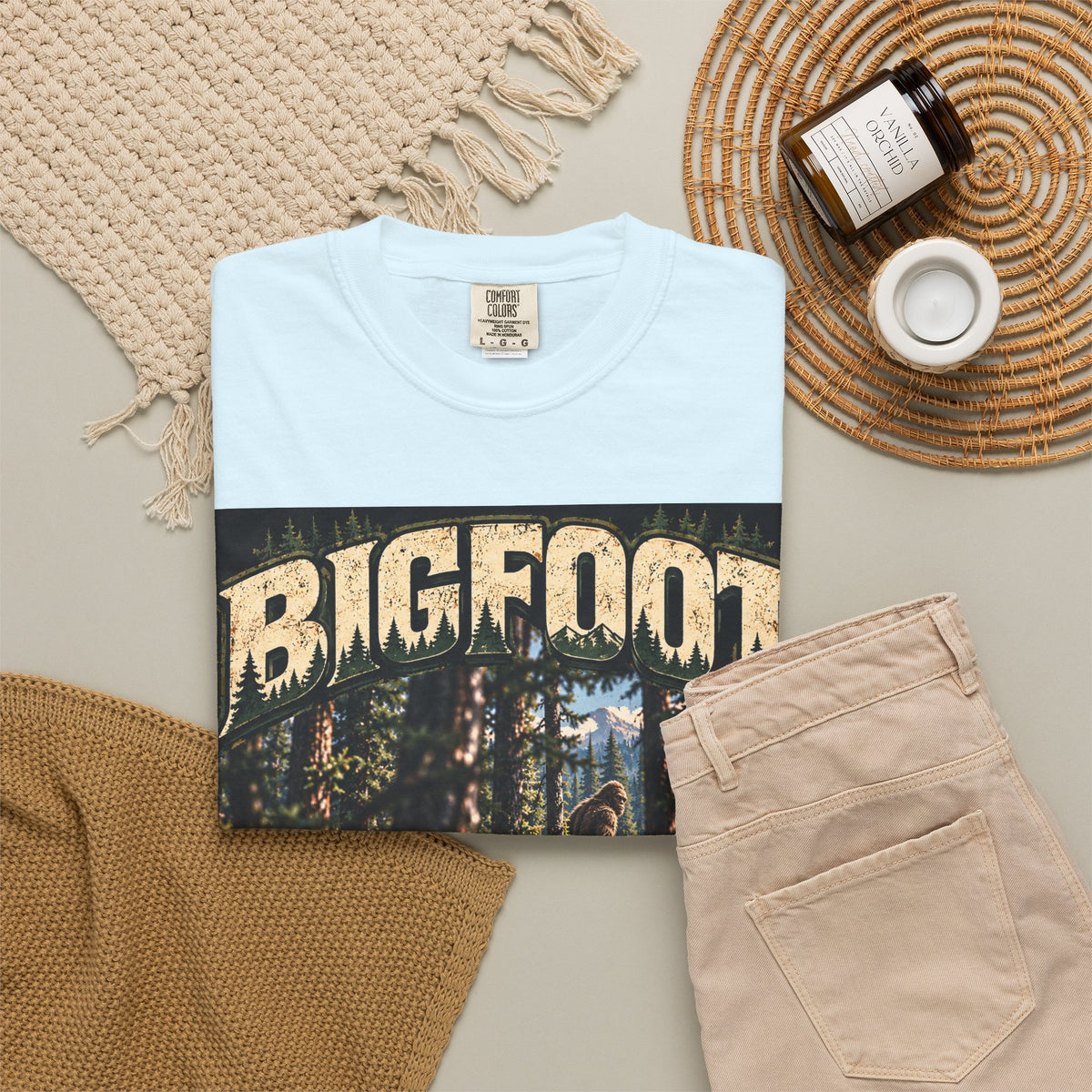 Bigfoot Woodland Graphic T-Shirt — "Terrible View. Would Not Recommend."