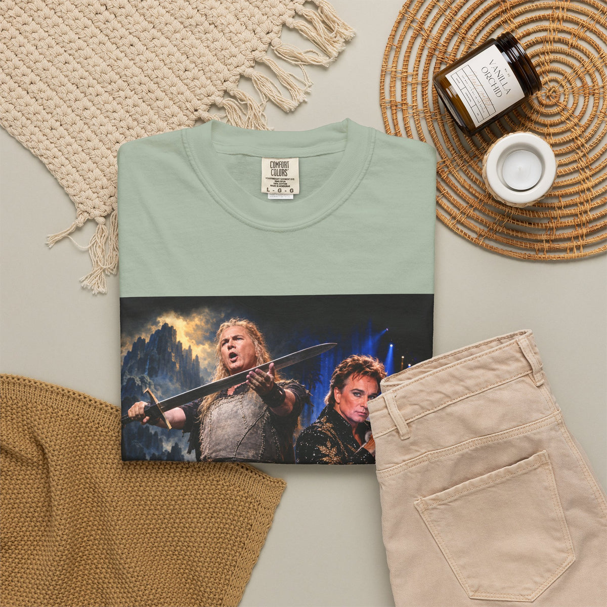 Siegfried & Roy – Funny Celebrity Mashup T-Shirt