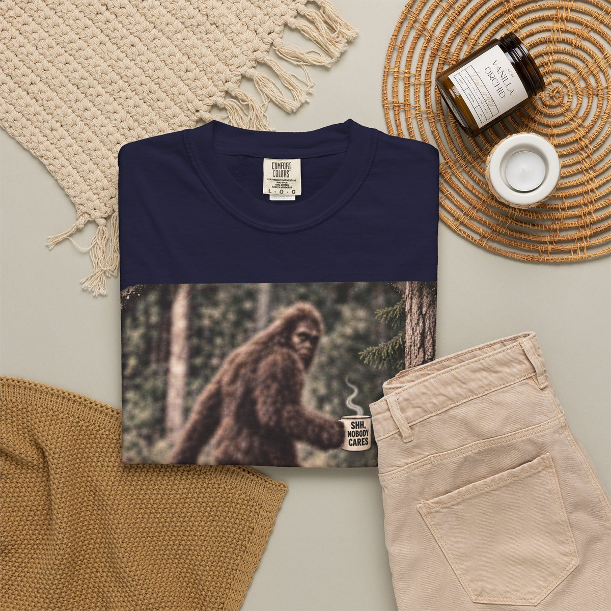 I'm Not Blurry – Funny Bigfoot Coffee T-Shirt