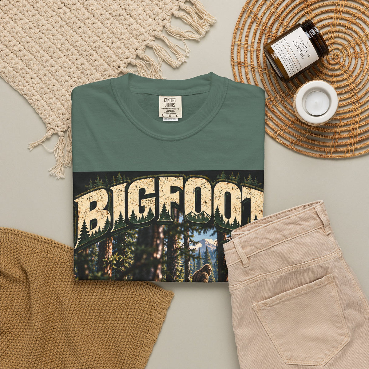 Bigfoot Woodland Graphic T-Shirt — "Terrible View. Would Not Recommend."