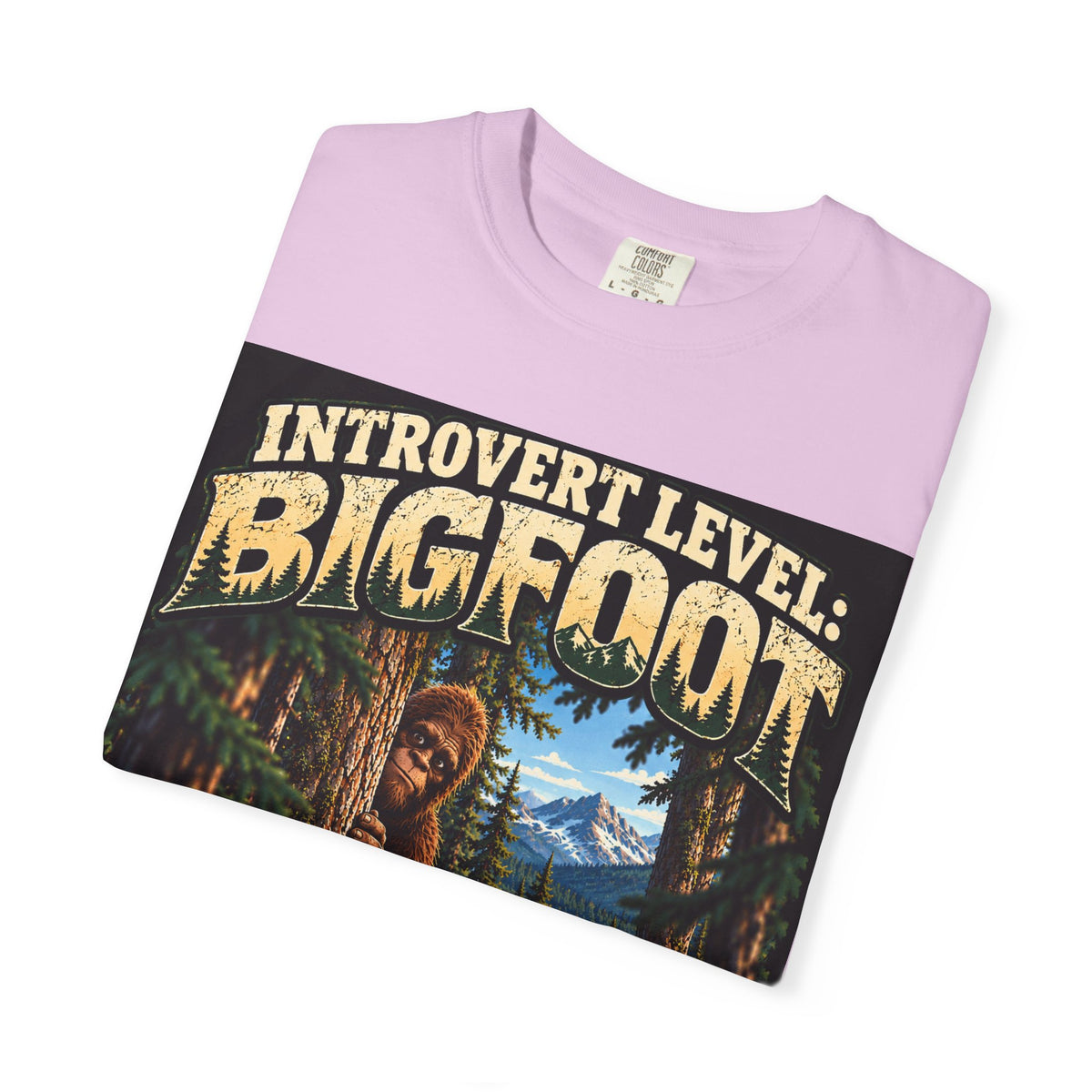 Introvert Level: Bigfoot – Funny Introvert Sasquatch T-Shirt