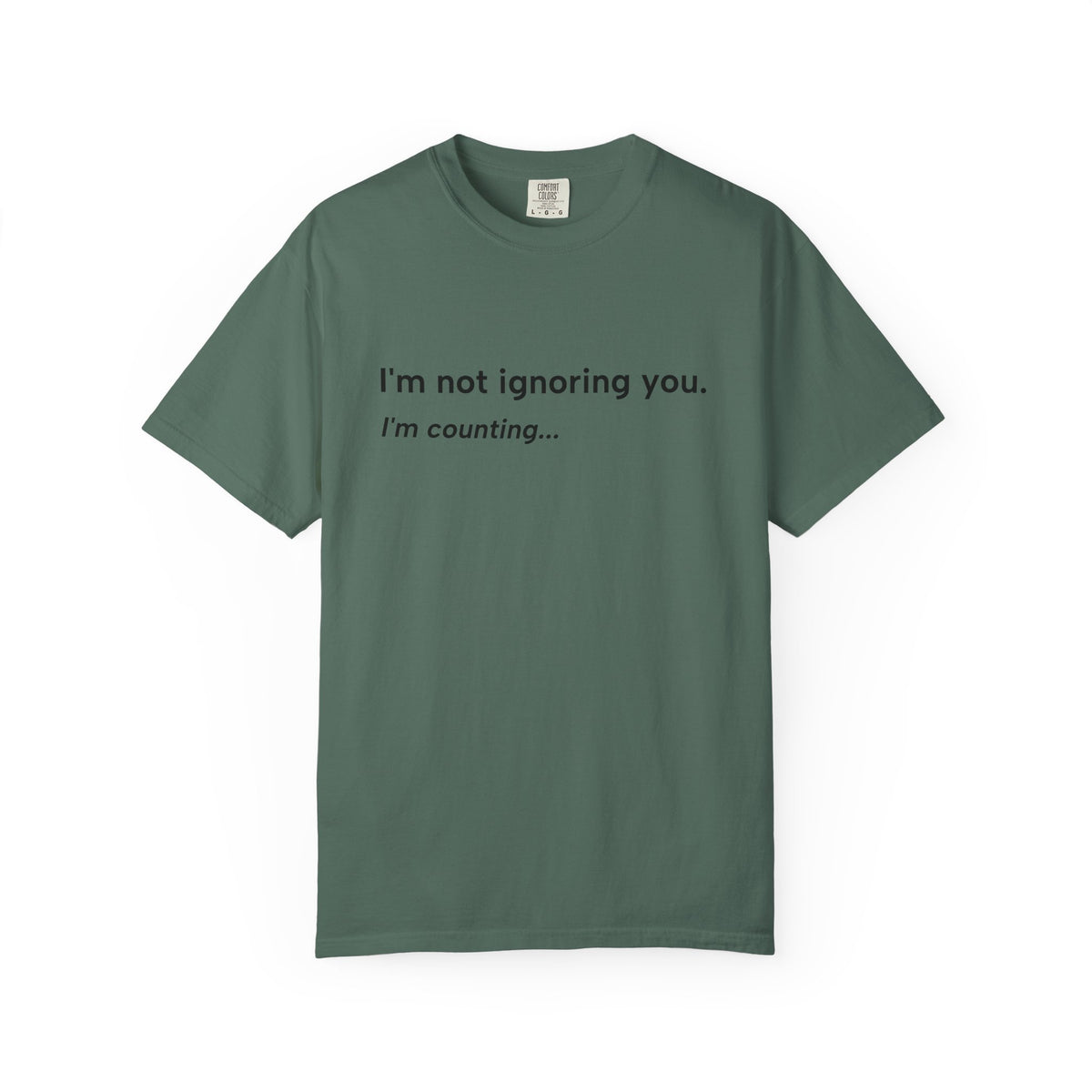 I'm Not Ignoring You, I'm Counting – Funny Musician T-Shirt