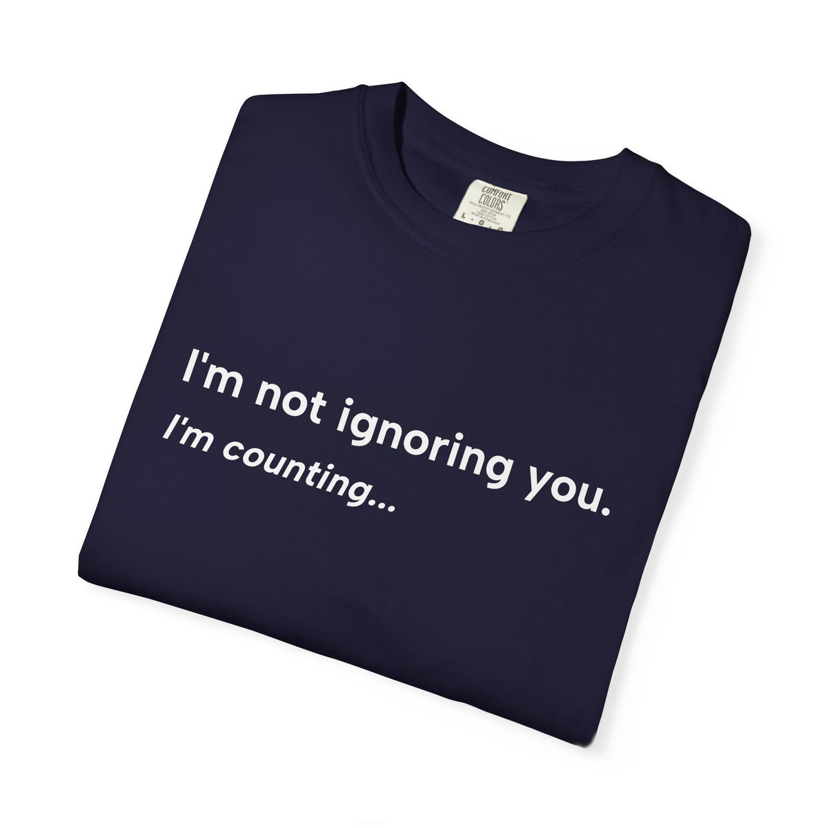 I'm Not Ignoring You, I'm Counting – Funny Musician T-Shirt