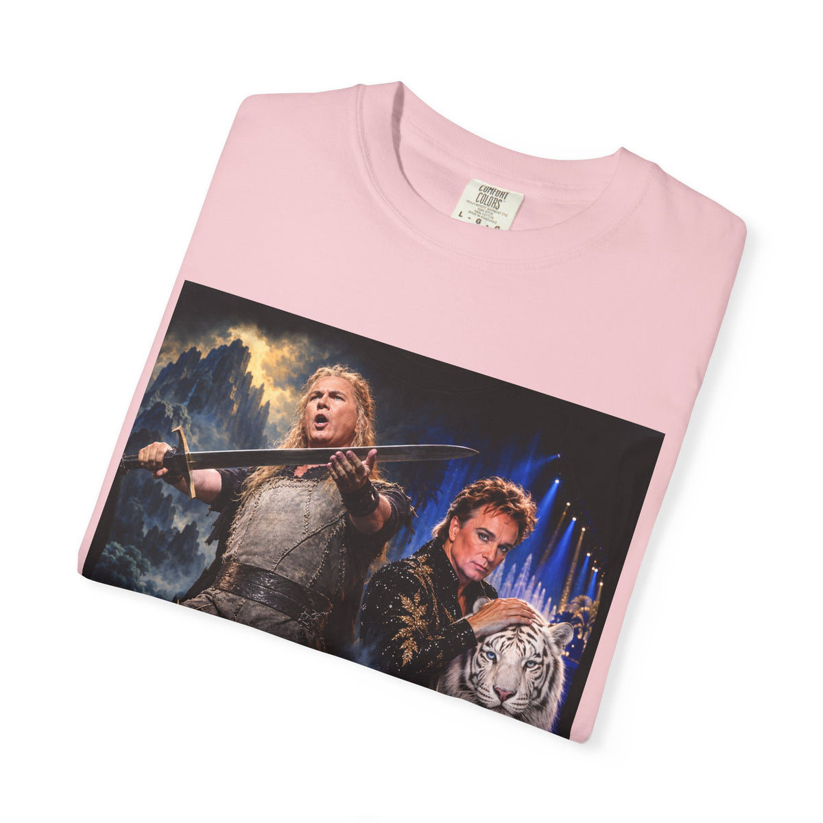 Siegfried & Roy – Funny Celebrity Mashup T-Shirt