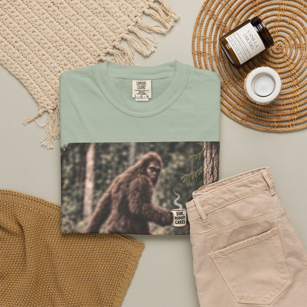 I'm Not Blurry – Funny Bigfoot Coffee T-Shirt