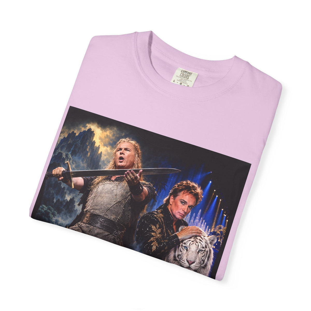 Siegfried & Roy – Funny Celebrity Mashup T-Shirt