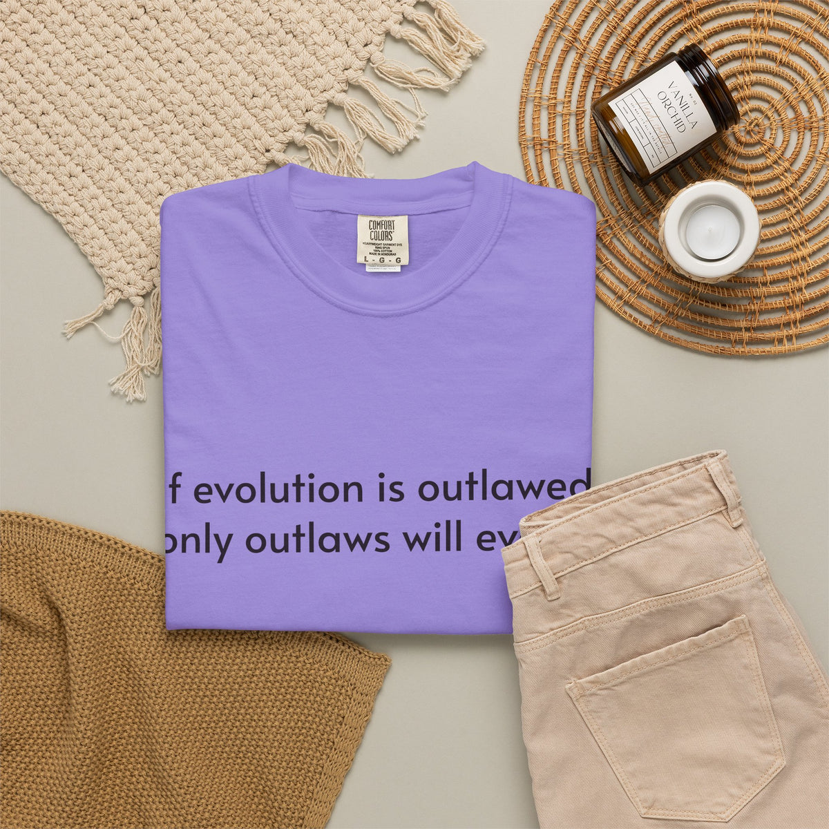 If Evolution Is Outlawed – Funny Evolution T-Shirt