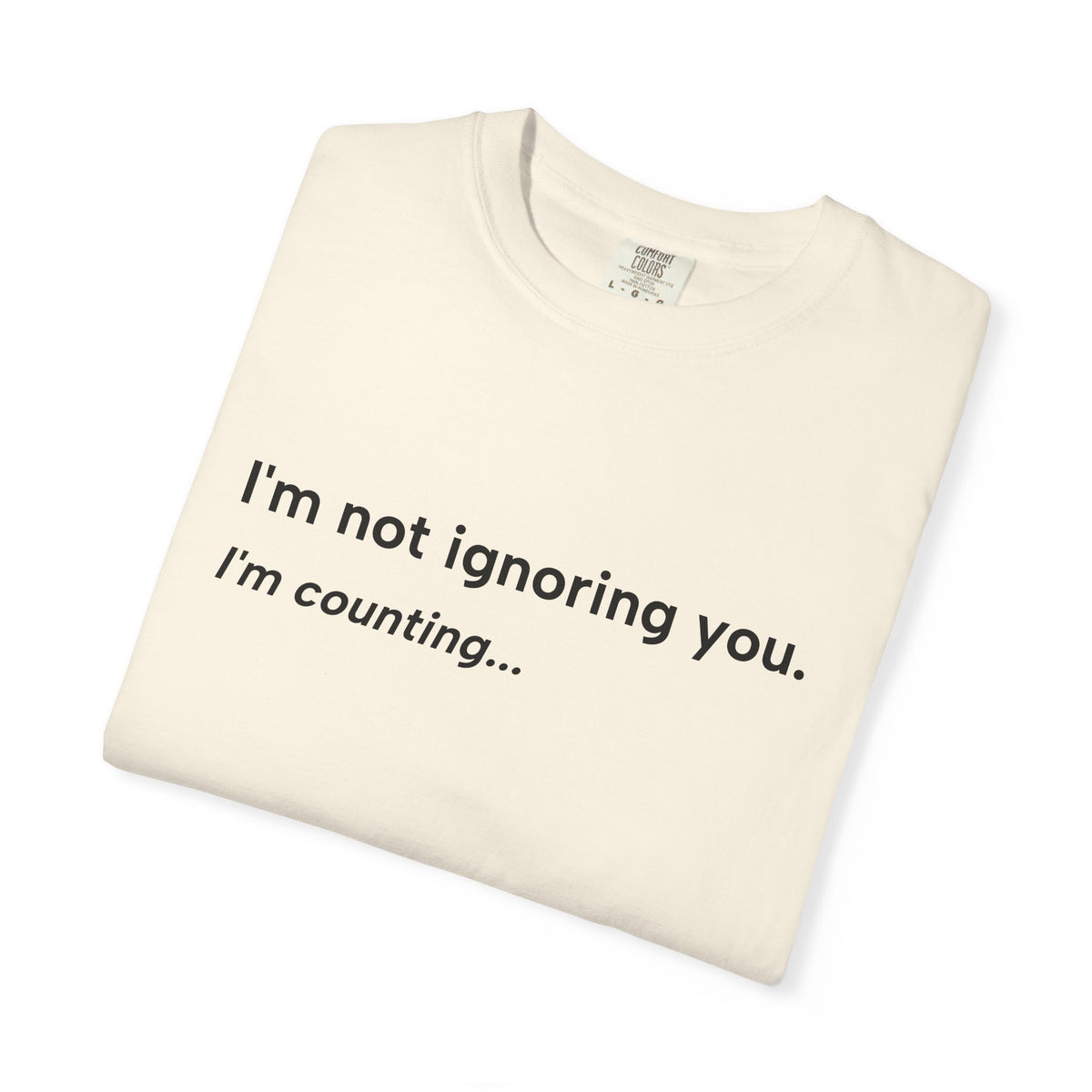 I'm Not Ignoring You, I'm Counting – Funny Musician T-Shirt