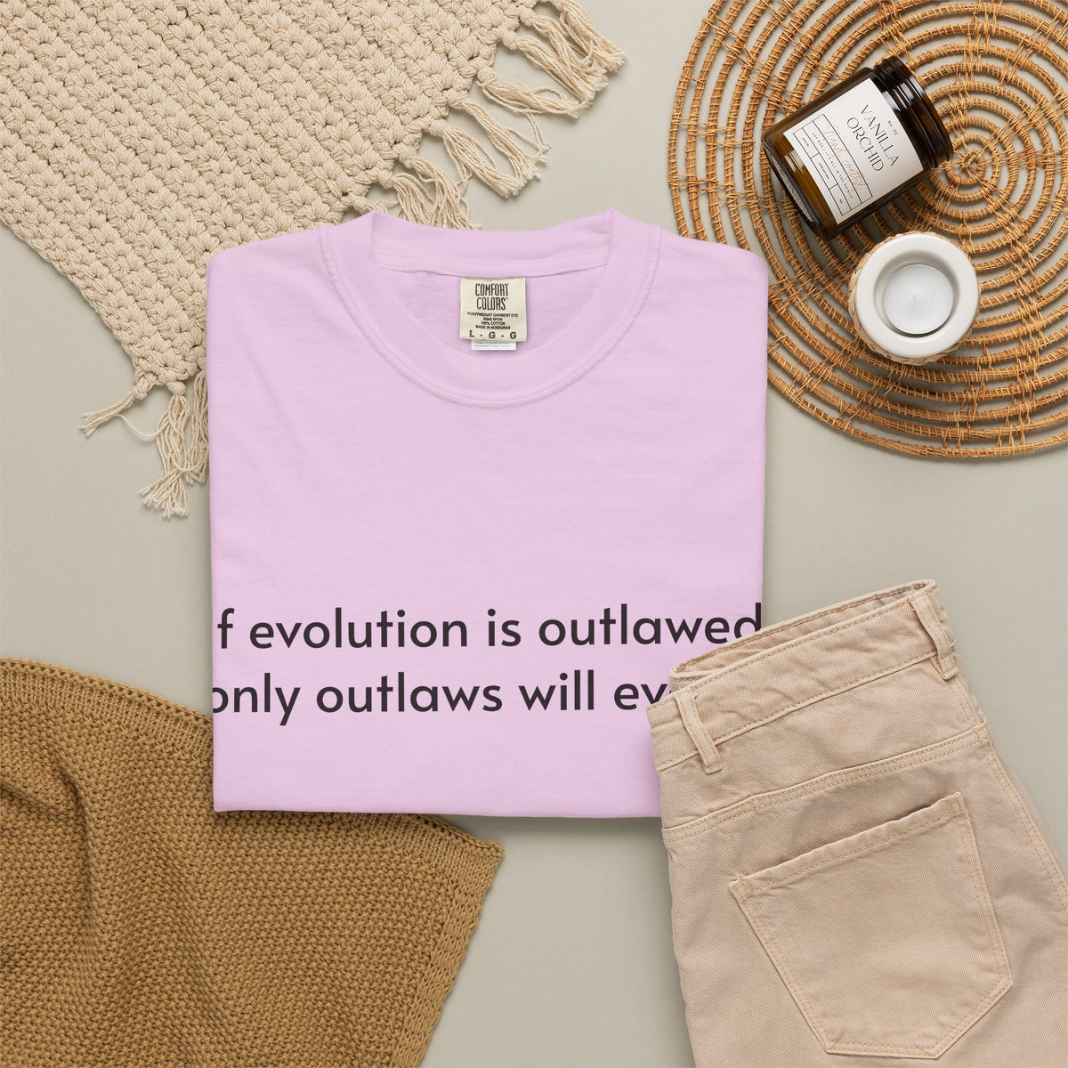 If Evolution Is Outlawed – Funny Evolution T-Shirt