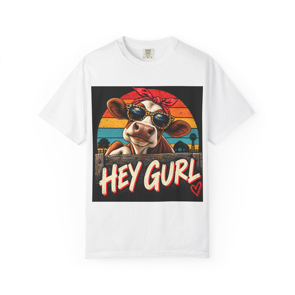 Hey Gurl – Funny Cow T-Shirt