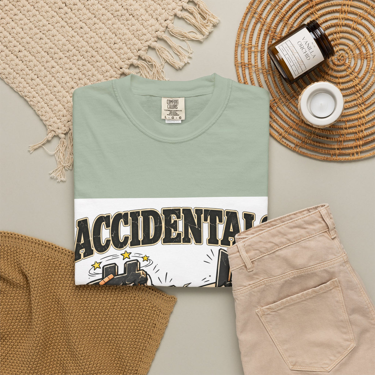Accidentals Happen T-Shirt — Music Note Cartoon Graphic Tee